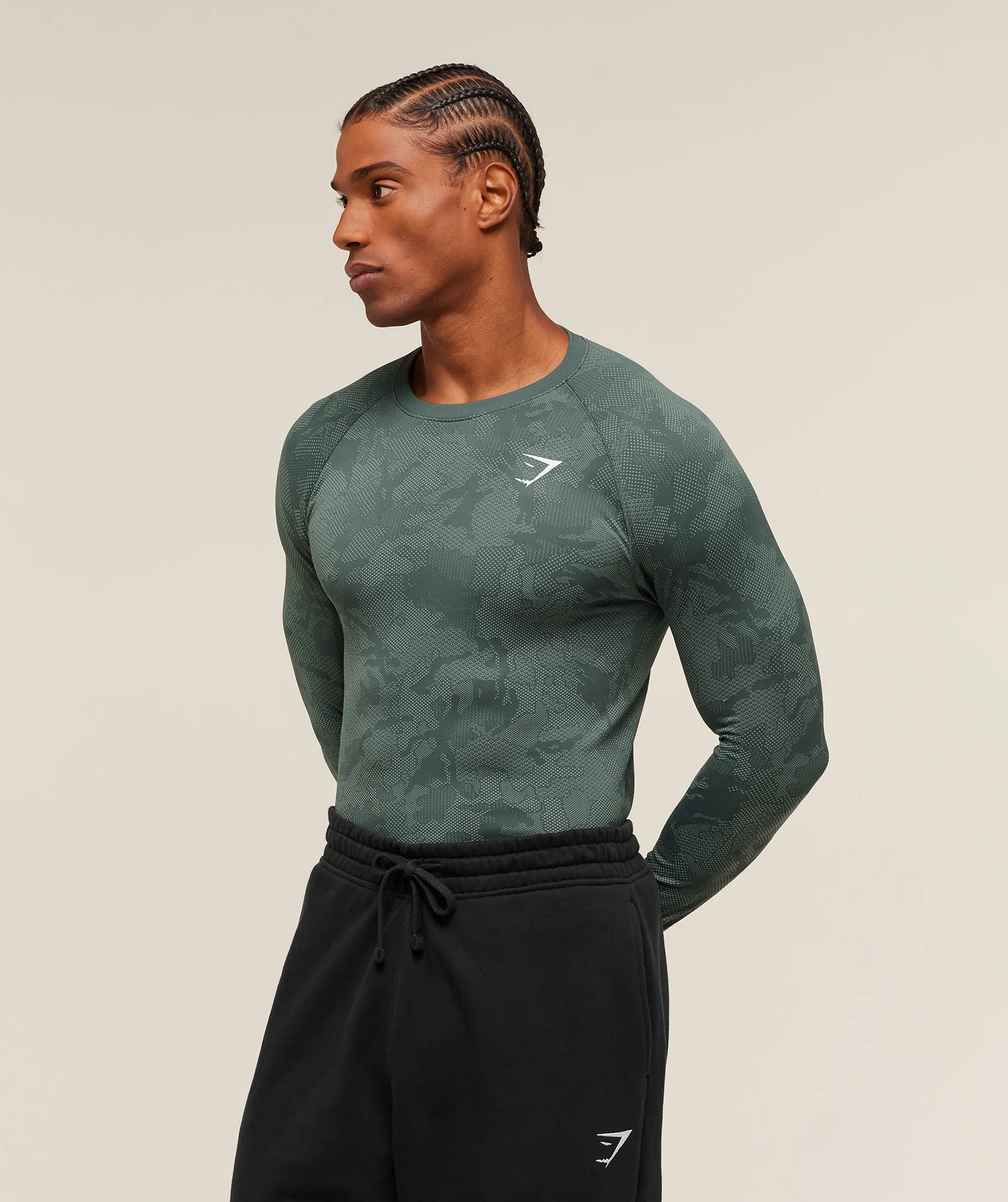 Geo Seamless Long Sleeve T-Shirt