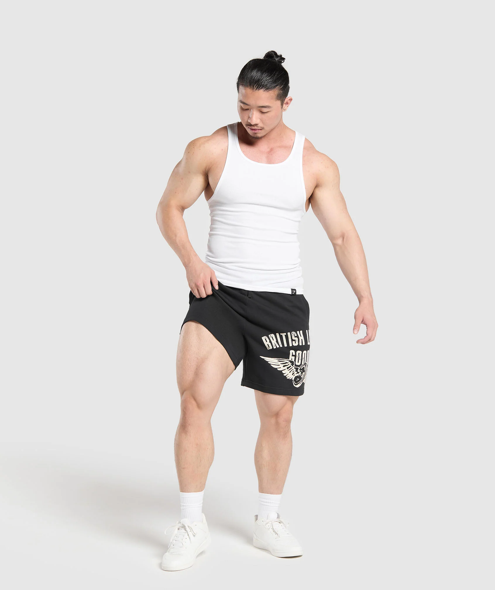 British Lifting Goods Graphic Shorts