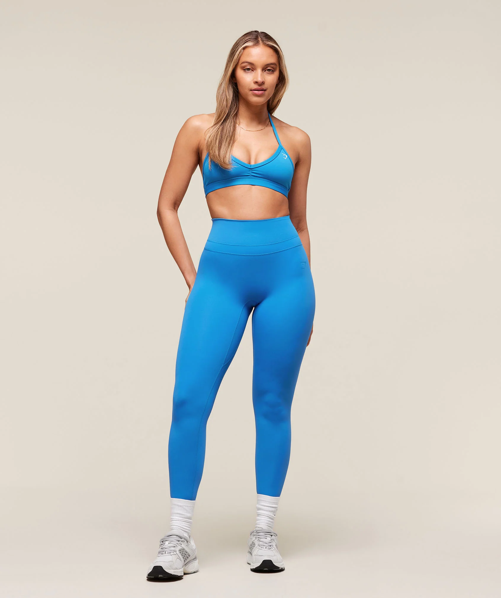 Minimal Halterneck Sports Bra