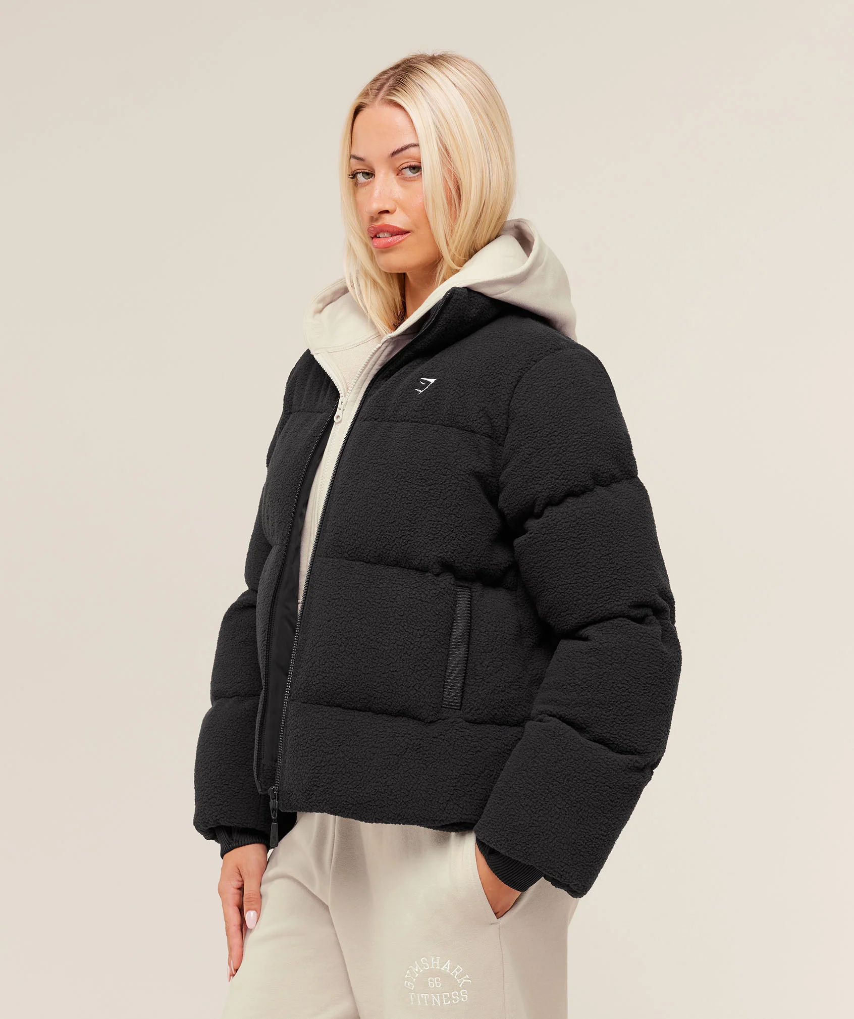 Sherpa Puffer Jacket