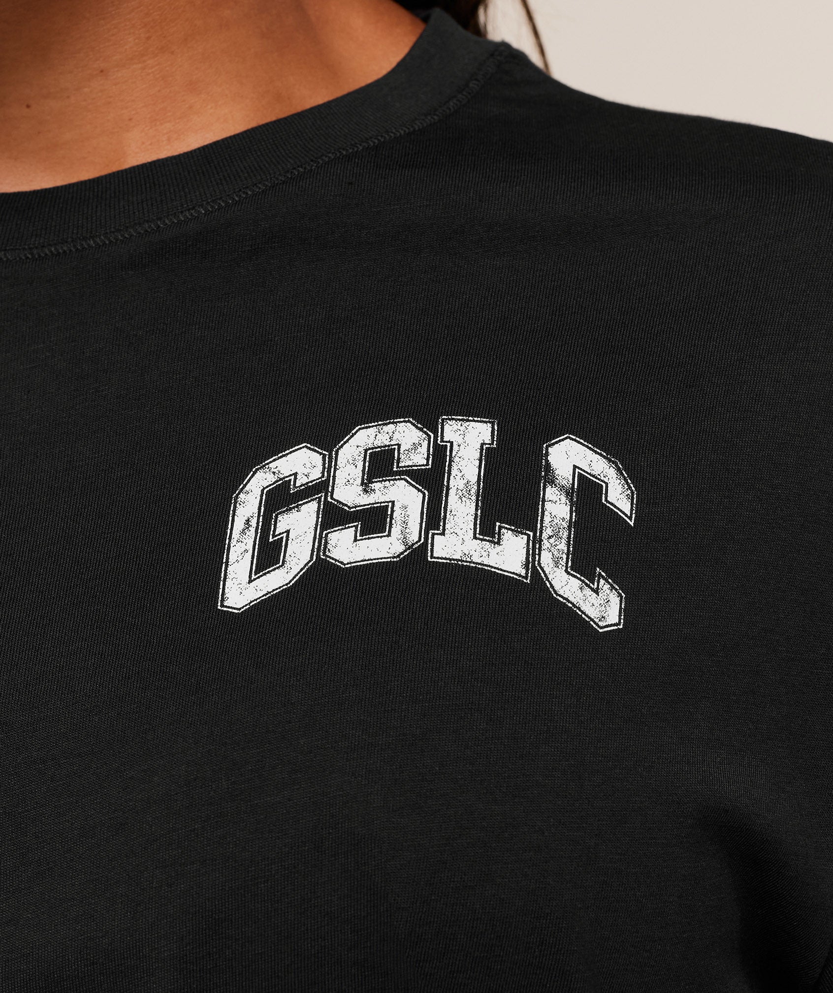 GSLC Graphic Oversized Long Sleeve Top