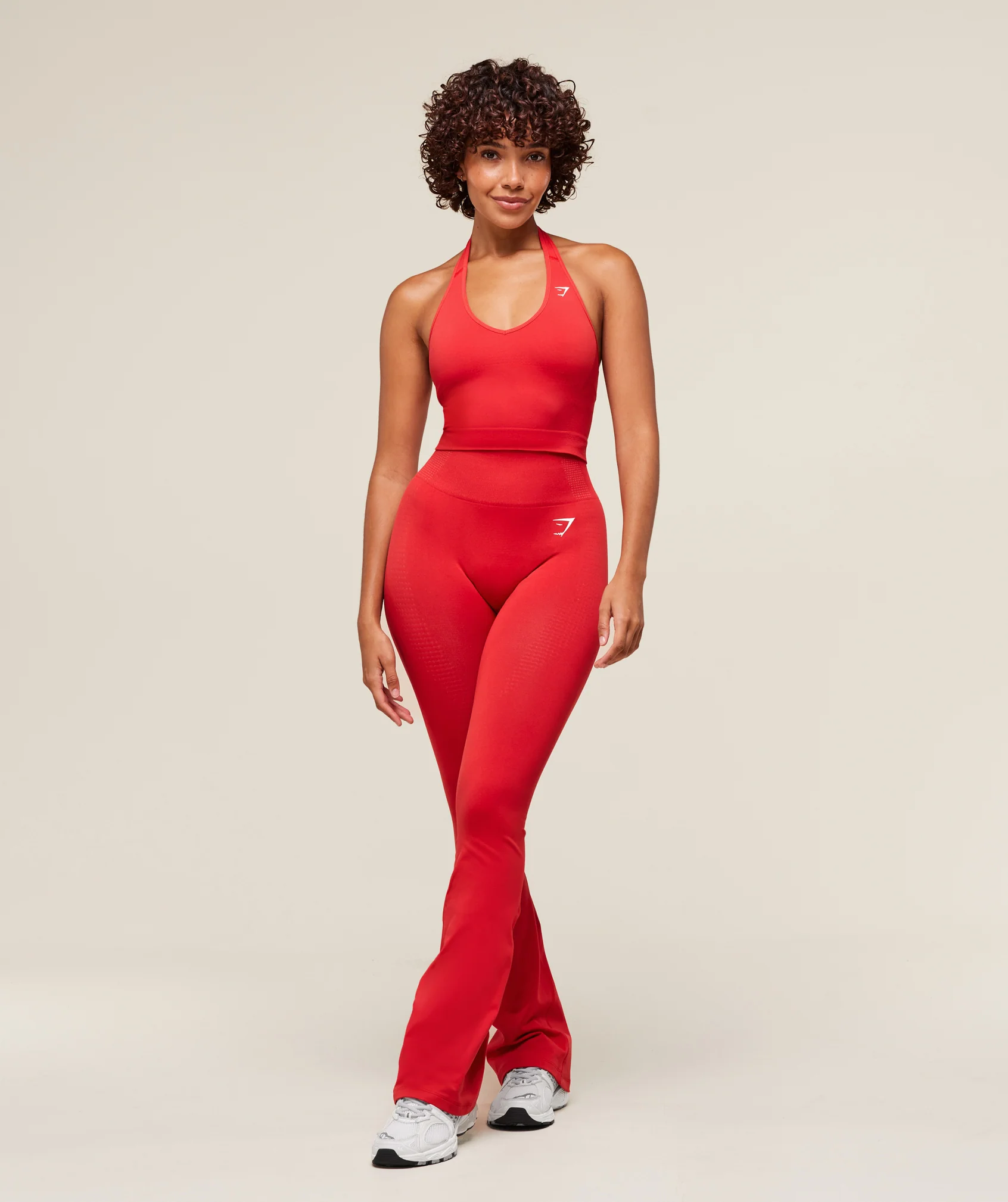 Vital Halter Neck Tank With Shelf