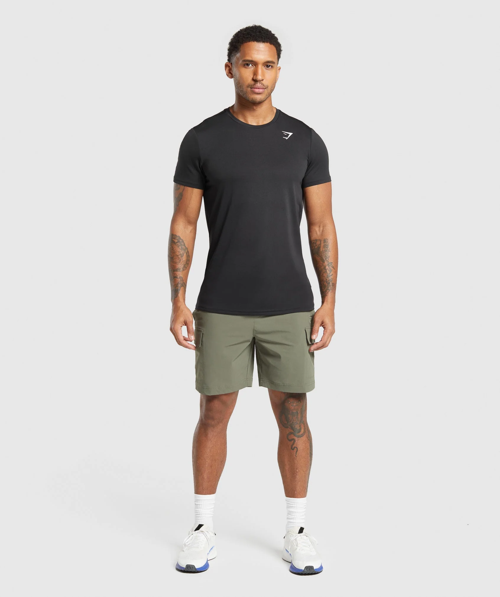 Stretch Woven Cargo Shorts
