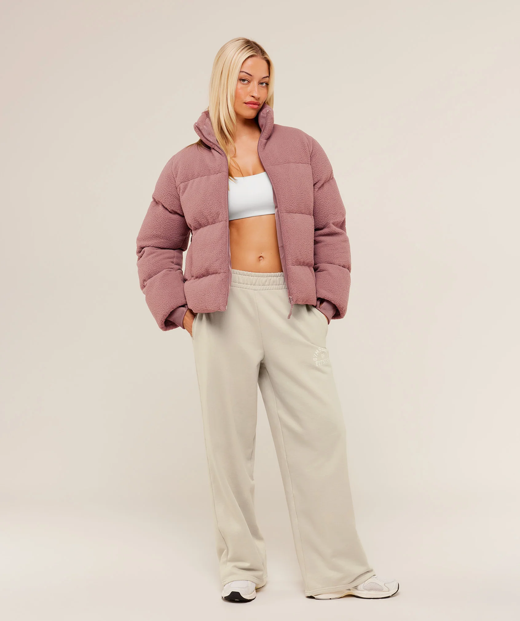 Sherpa Puffer Jacket