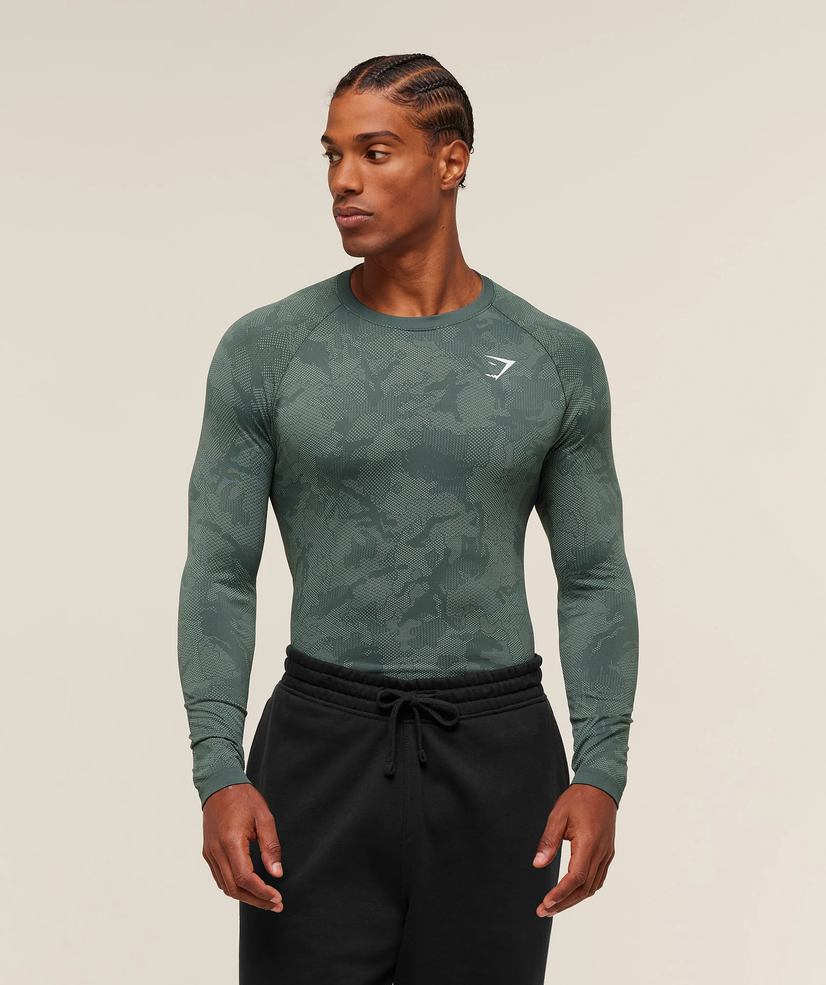 Geo Seamless Long Sleeve T-Shirt