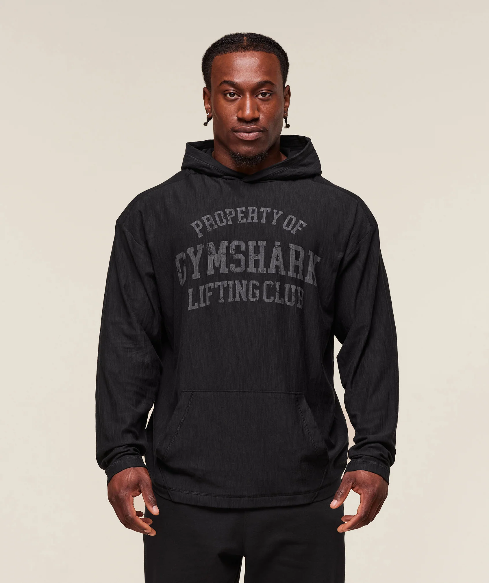 Lightweight Slub Textured Hoodie