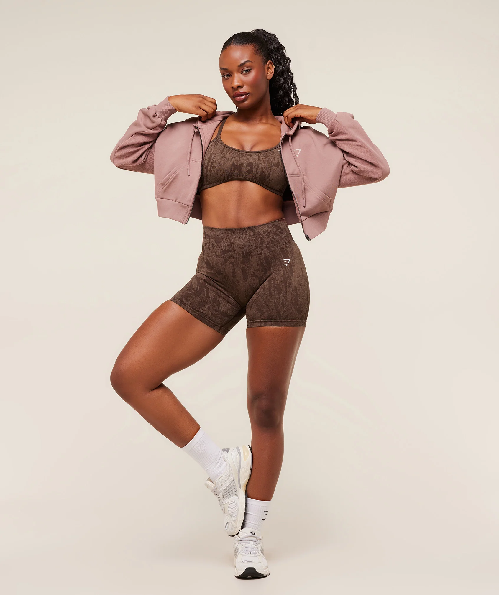 Power Midi Zip Hoodie