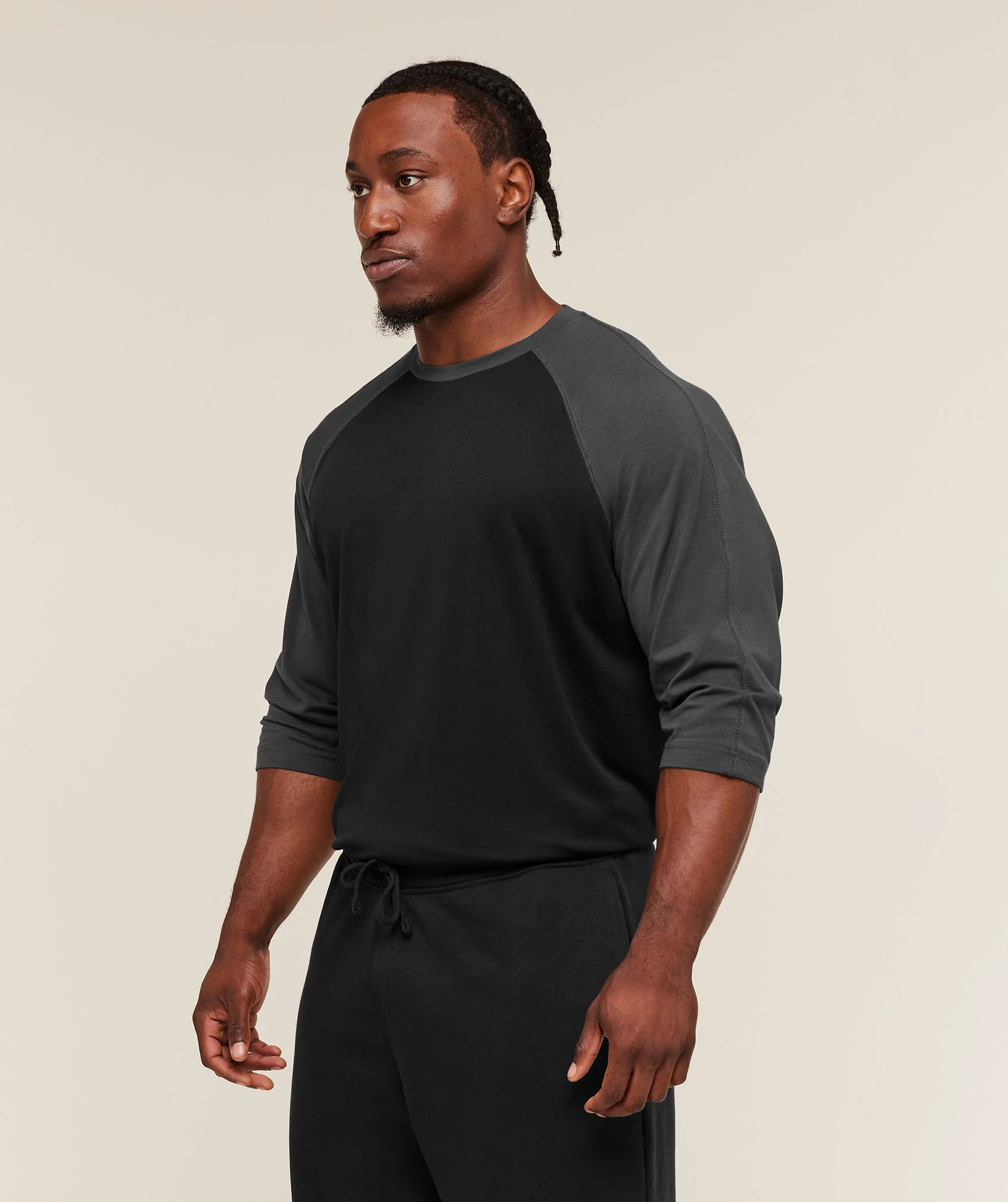 Bodybuilding 1/3 Long Sleeve Graphic T-Shirt