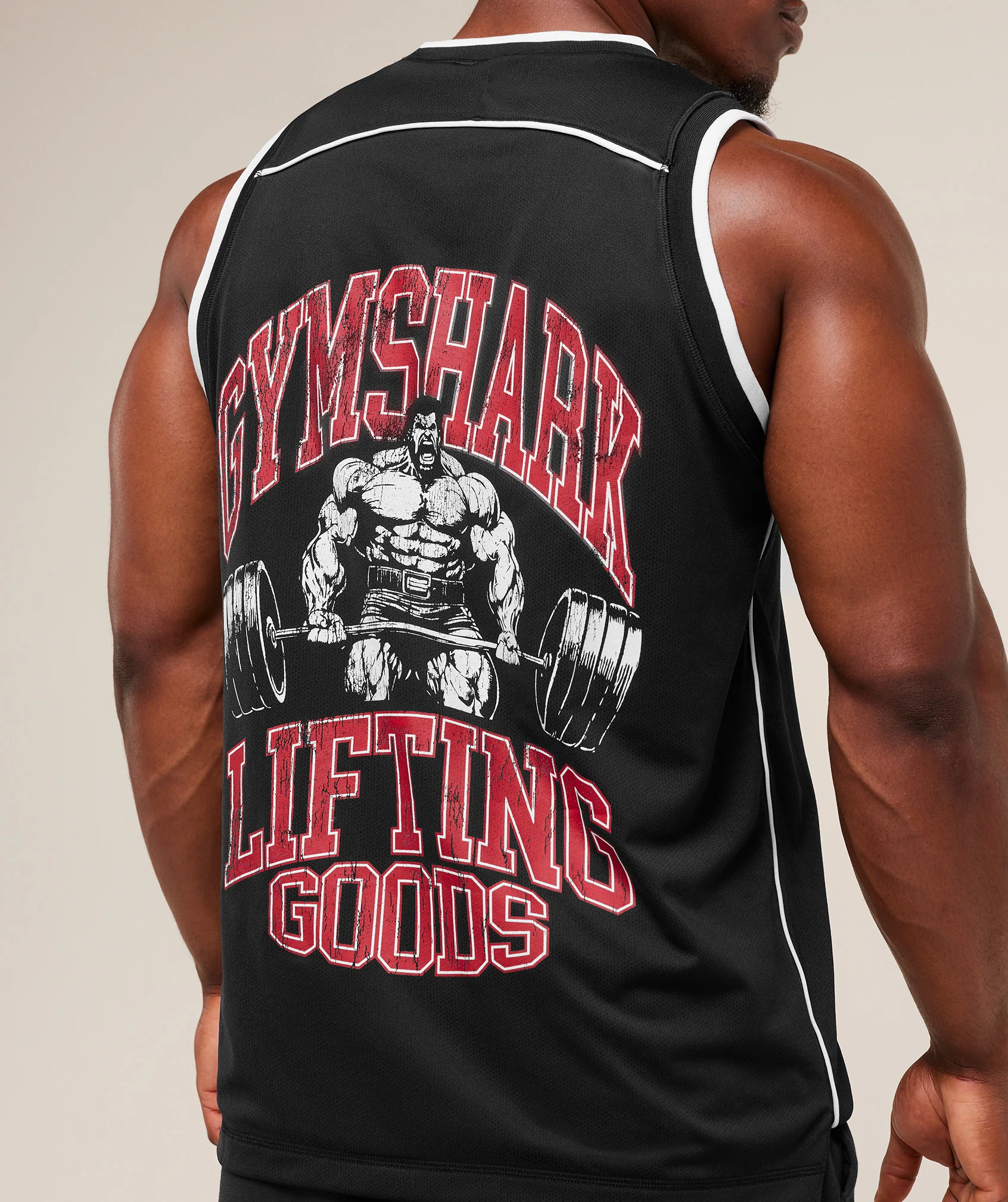 Graphic Basketball Mesh Tank