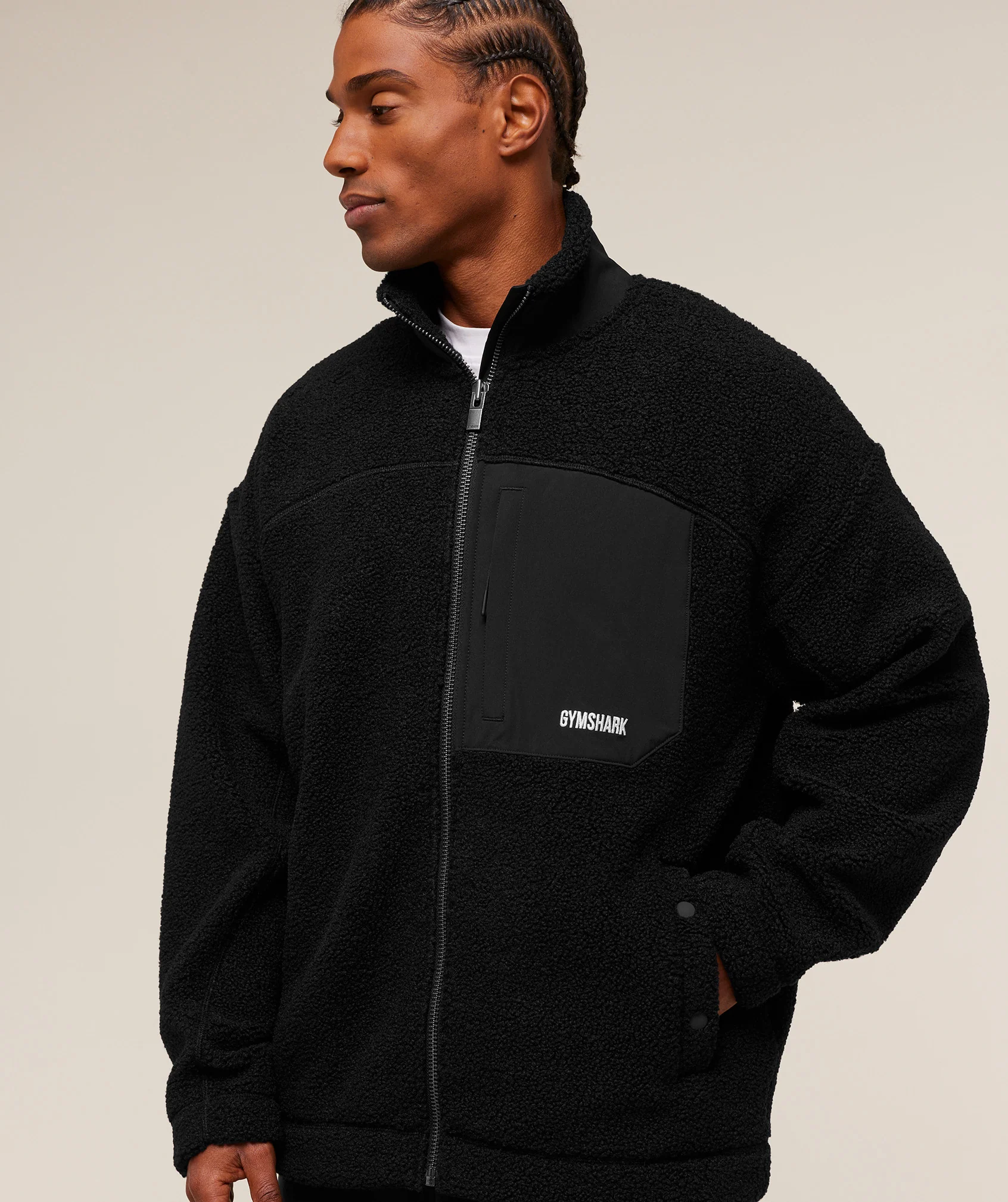 Borg Zip Through Jacket