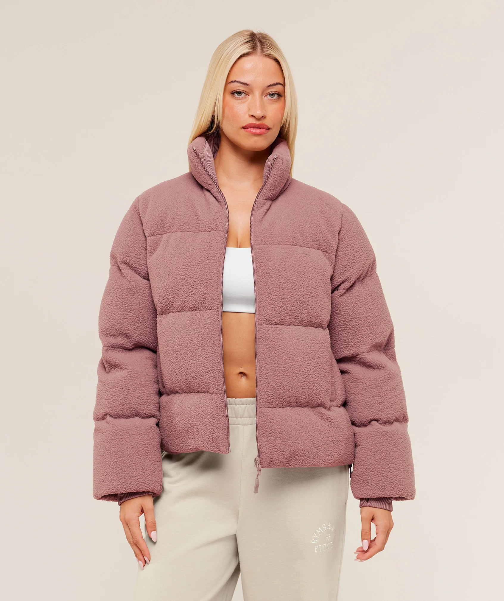 Sherpa Puffer Jacket