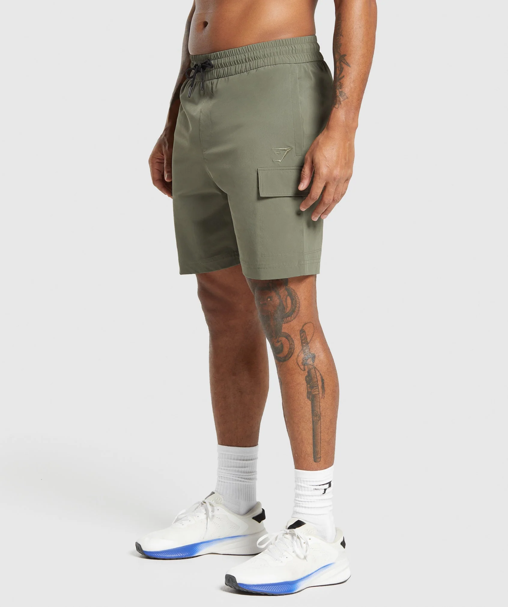 Stretch Woven Cargo Shorts