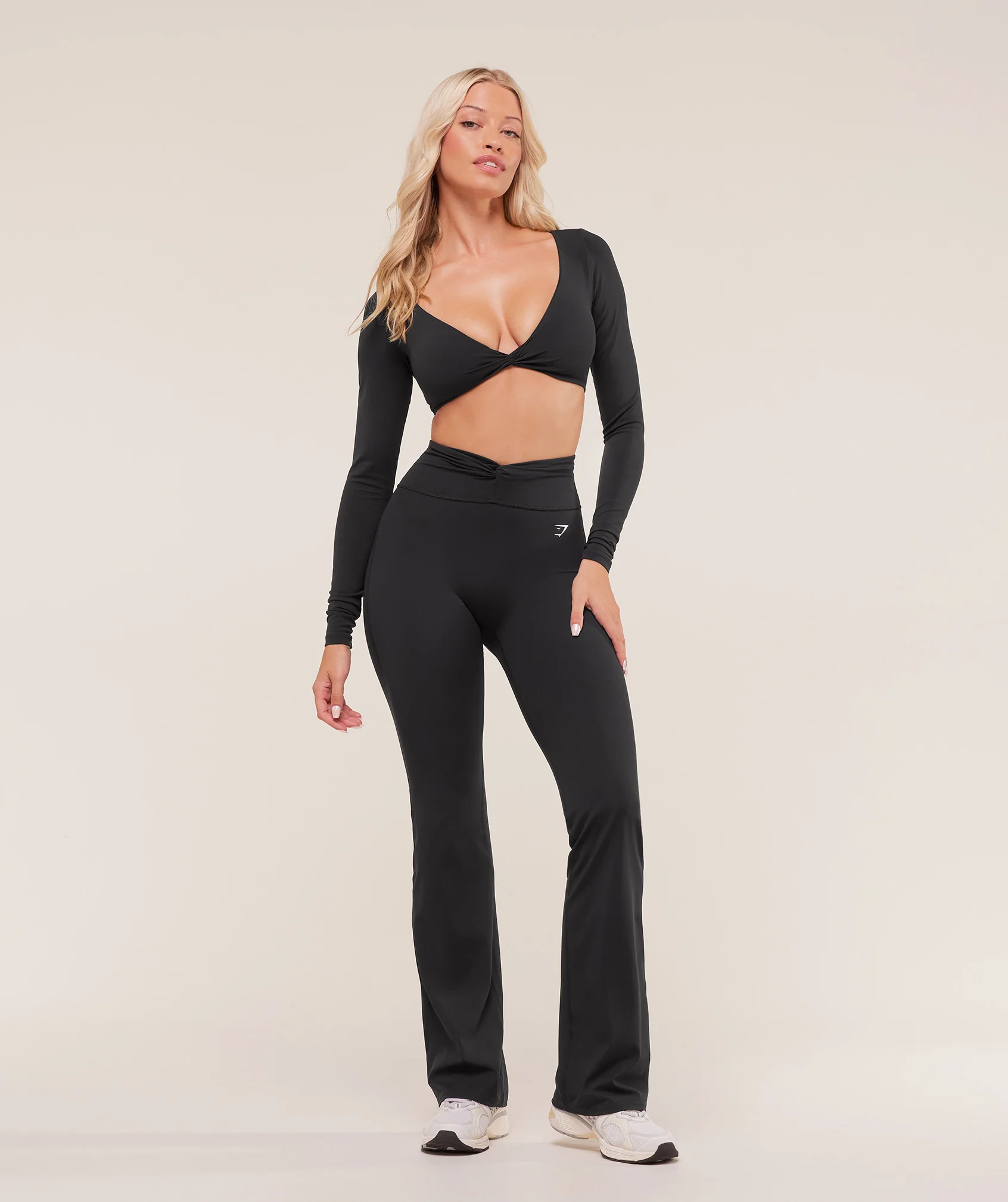 Twist Front Straight Leg Leggings