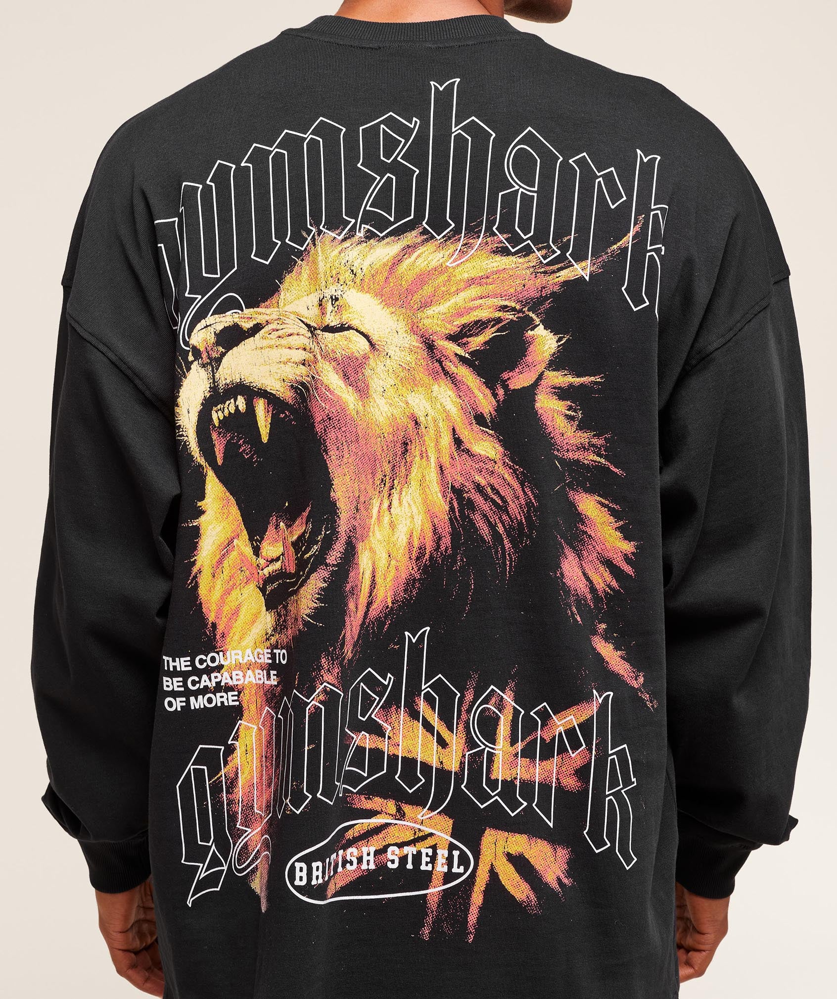 Lion Graphic Long Sleeve T-Shirt