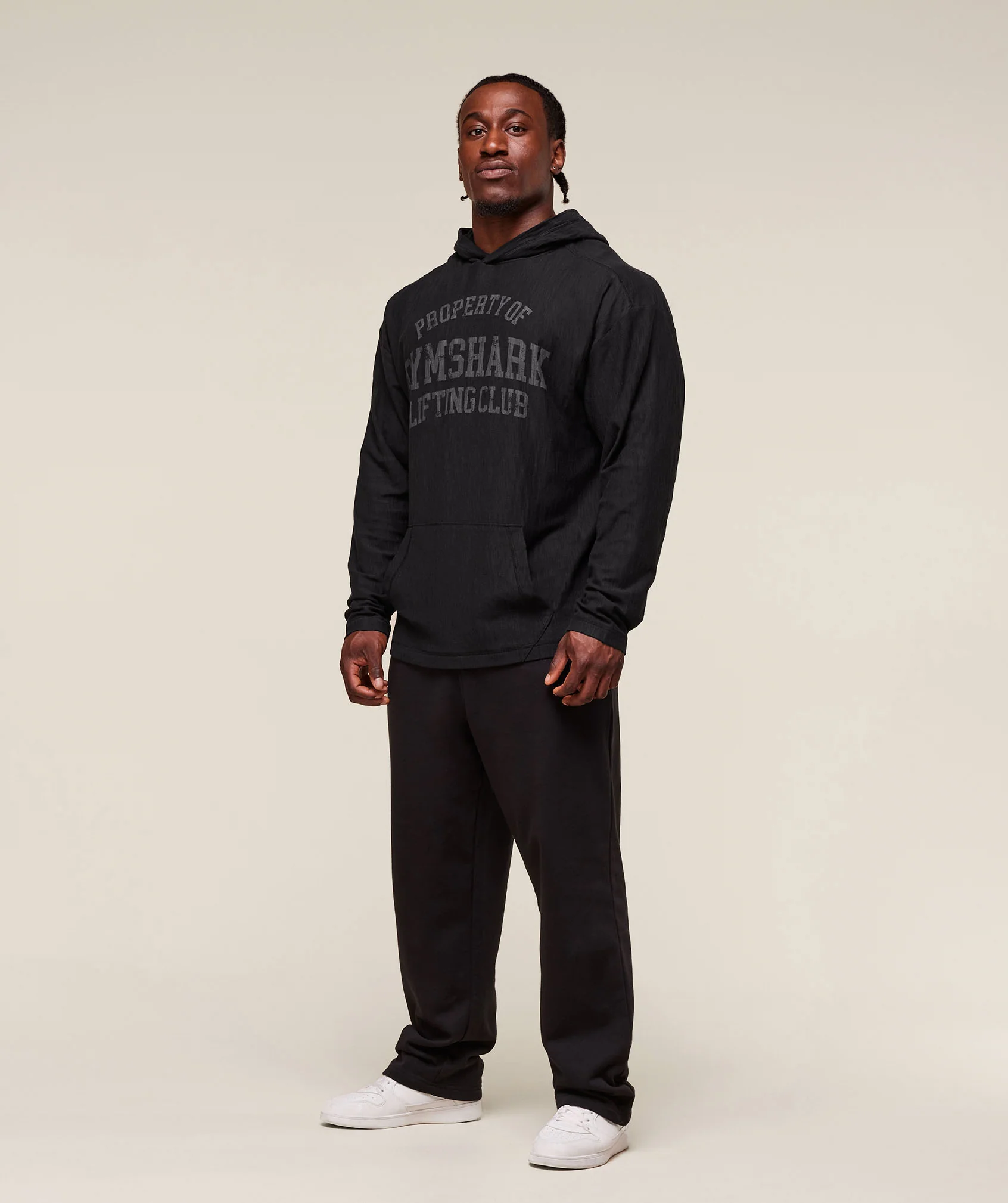 Lightweight Slub Textured Hoodie