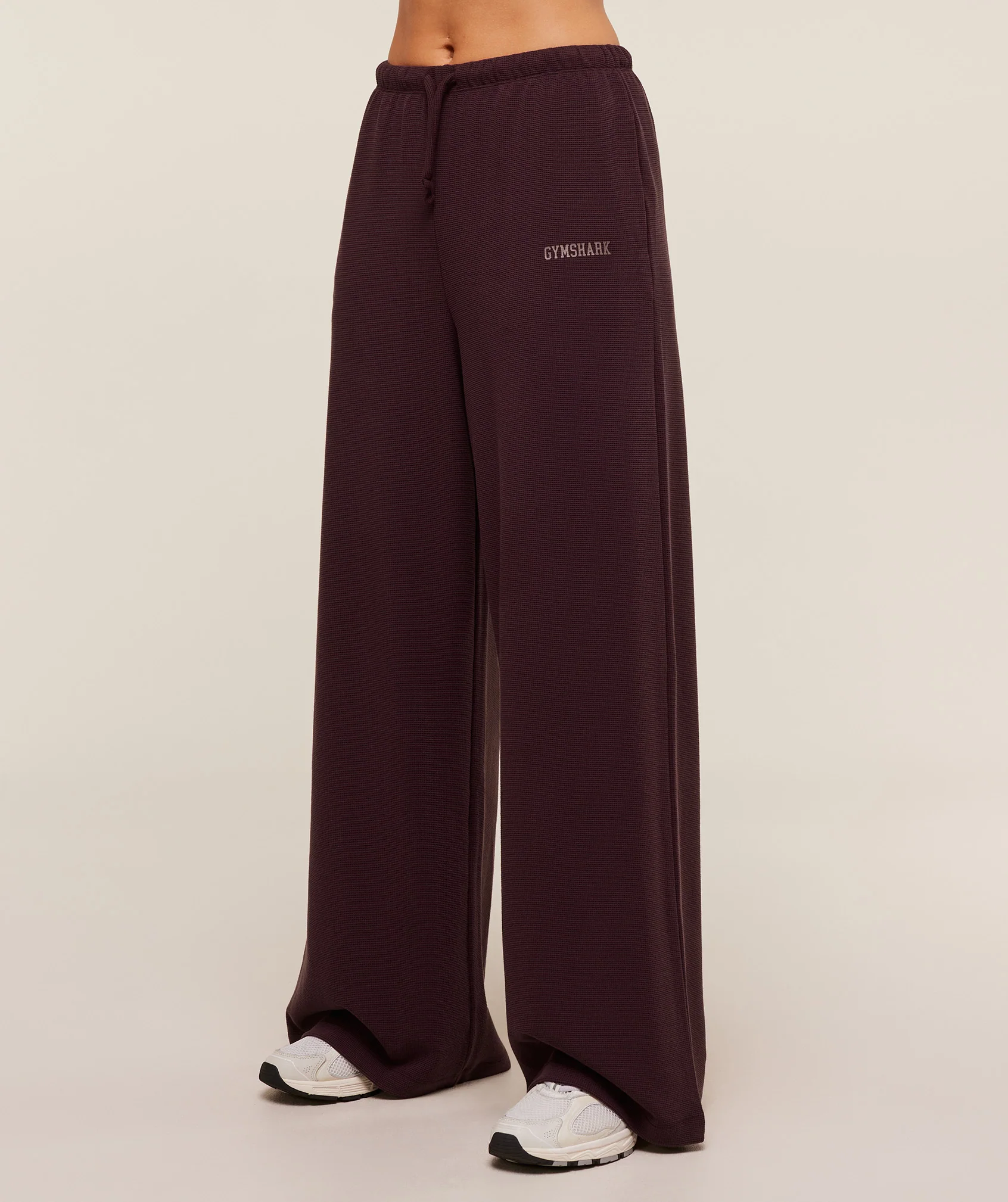 Waffle Wide Leg Pants