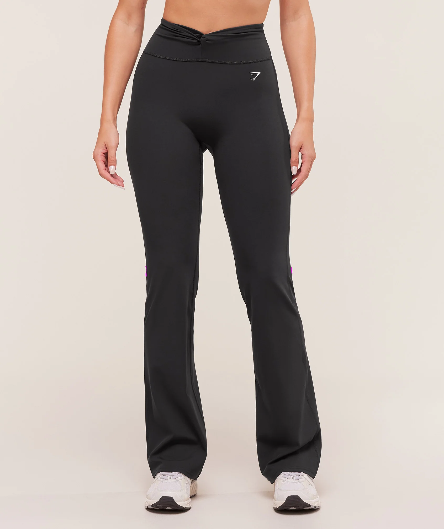 Twist Front Straight Leg Leggings