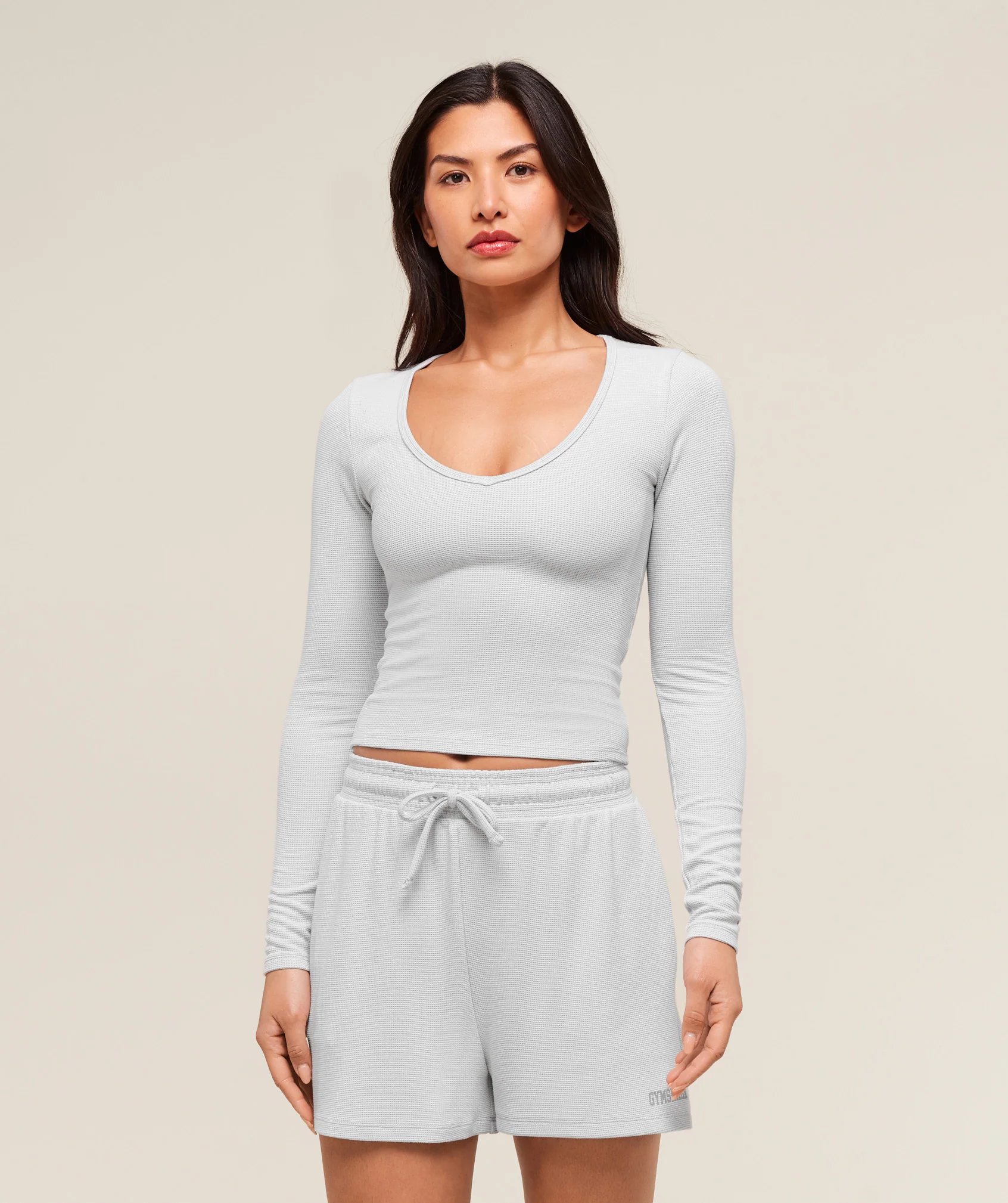 Waffle Long Sleeve Top