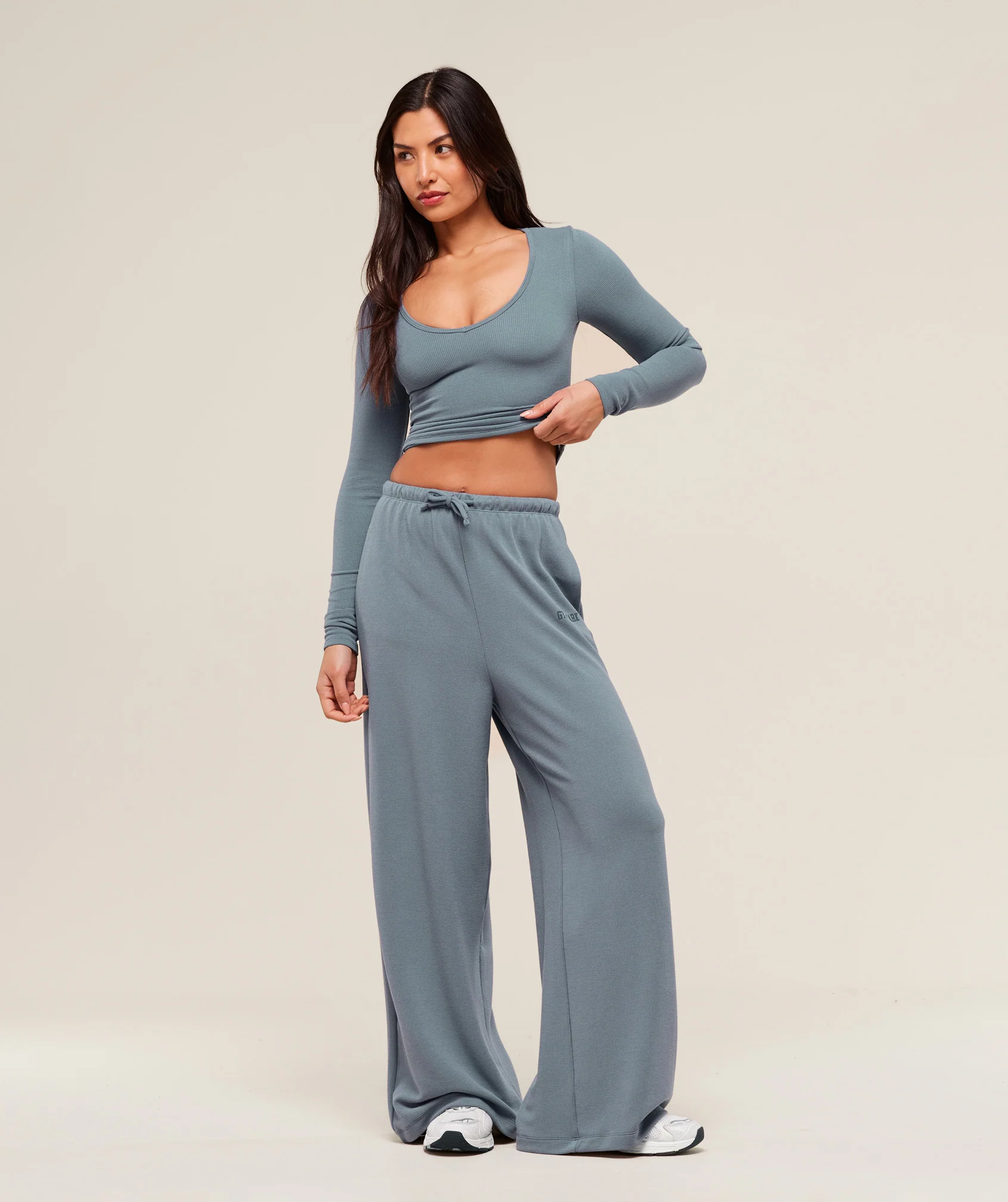 Waffle Long Sleeve Top