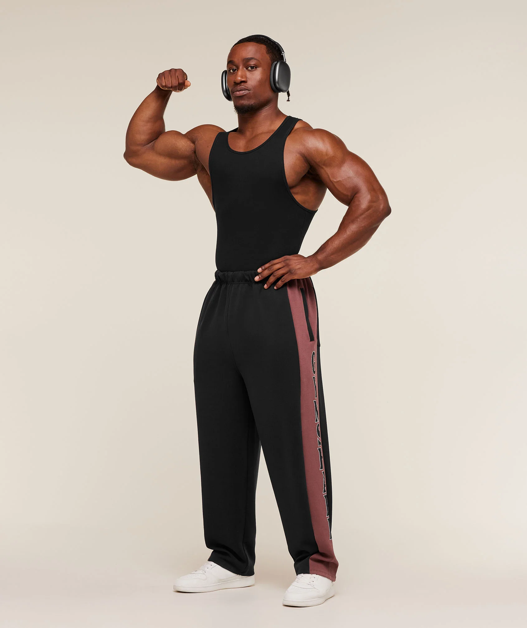 Bodybuilding Straight Leg Tracksuit Pants