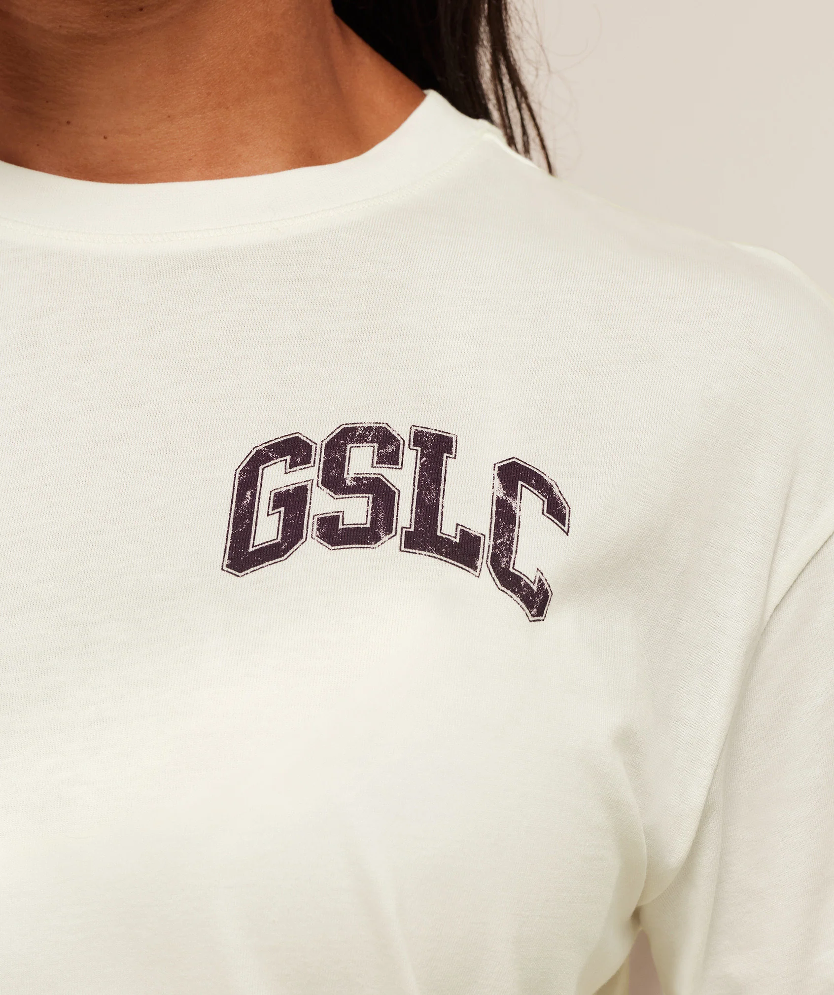 GSLC Graphic Oversized Long Sleeve Top