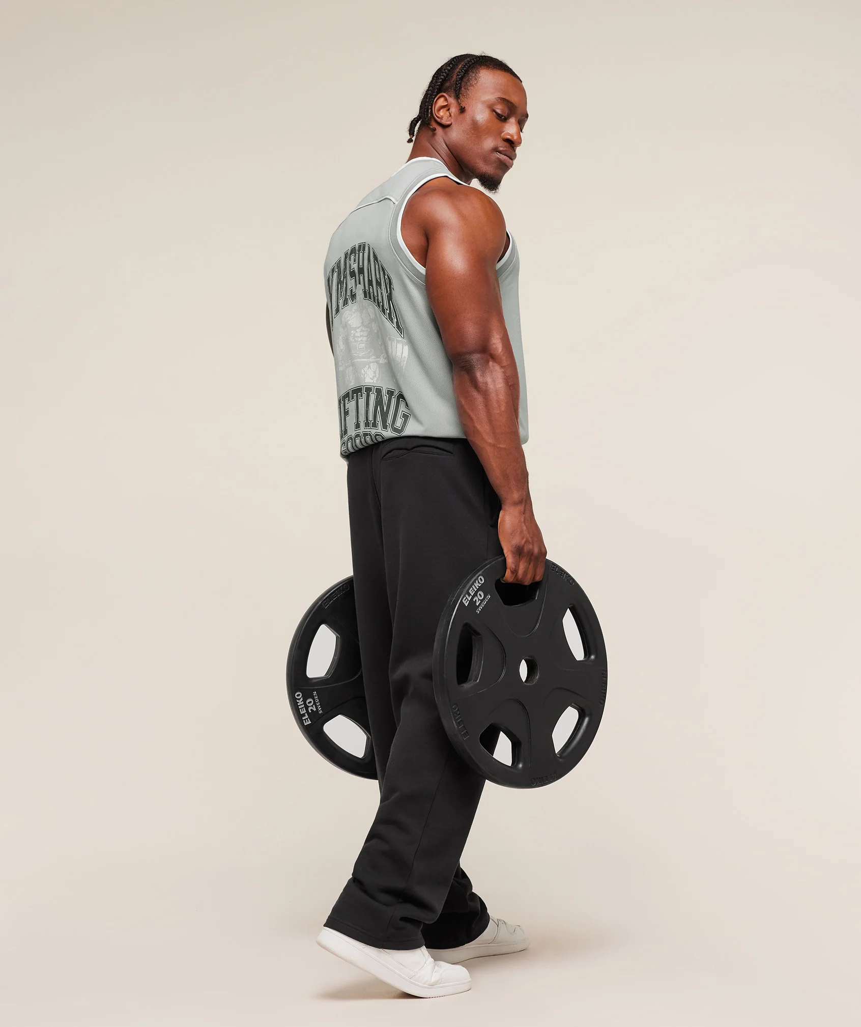 Graphic Basketball Mesh Tank