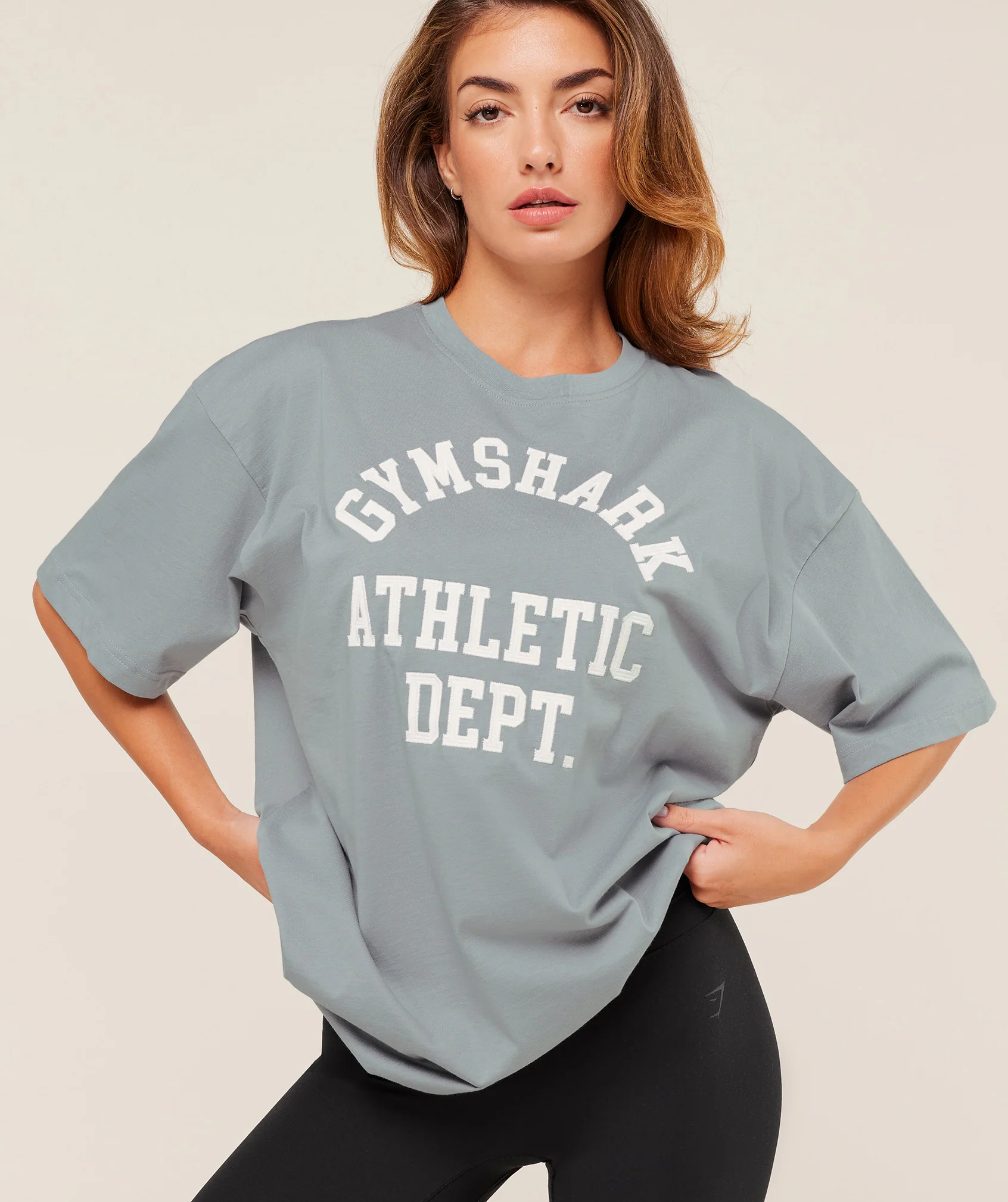 Athletic Department Oversized Graphic T-Shirt