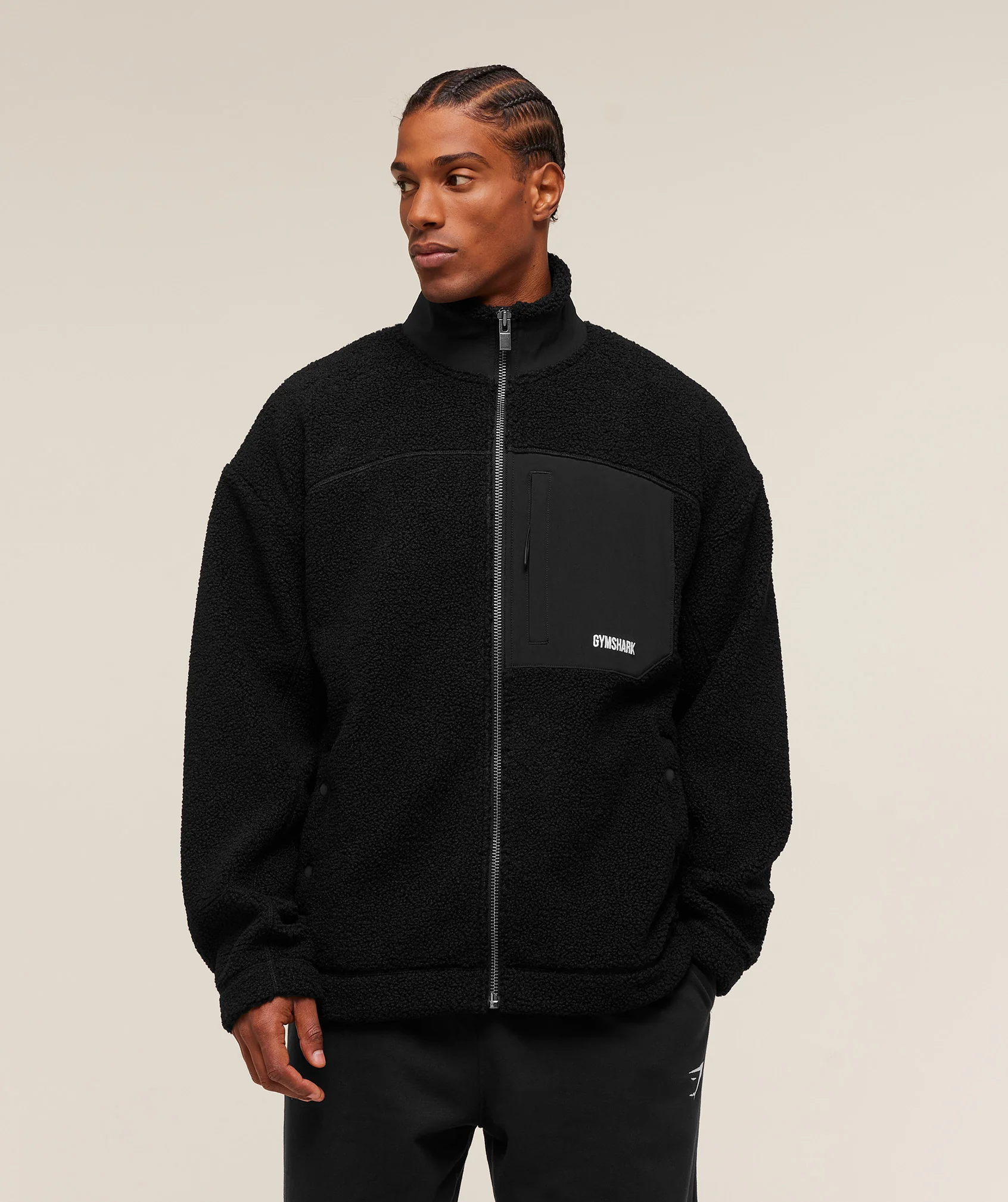 Borg Zip Through Jacket
