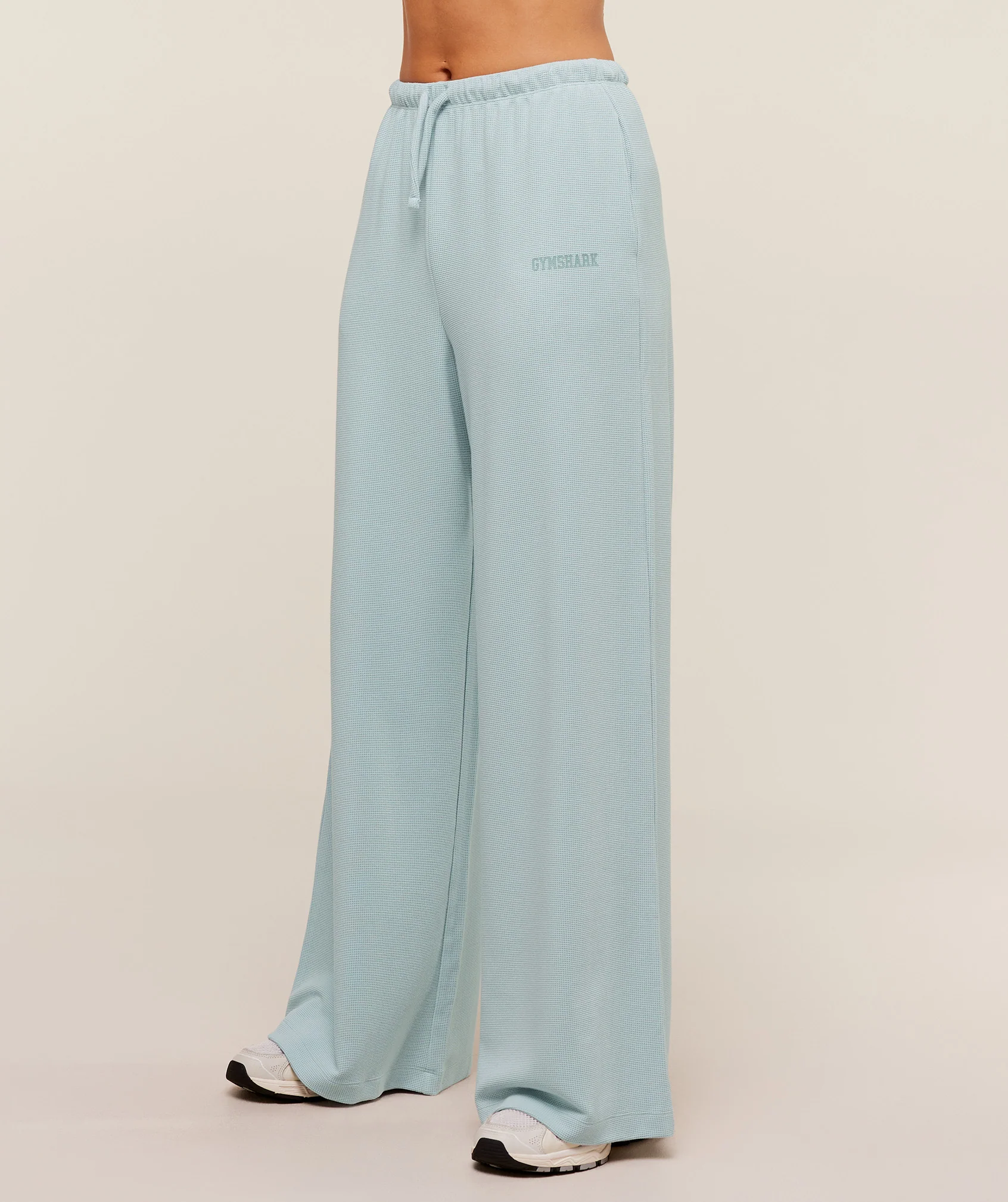 Waffle Wide Leg Pants