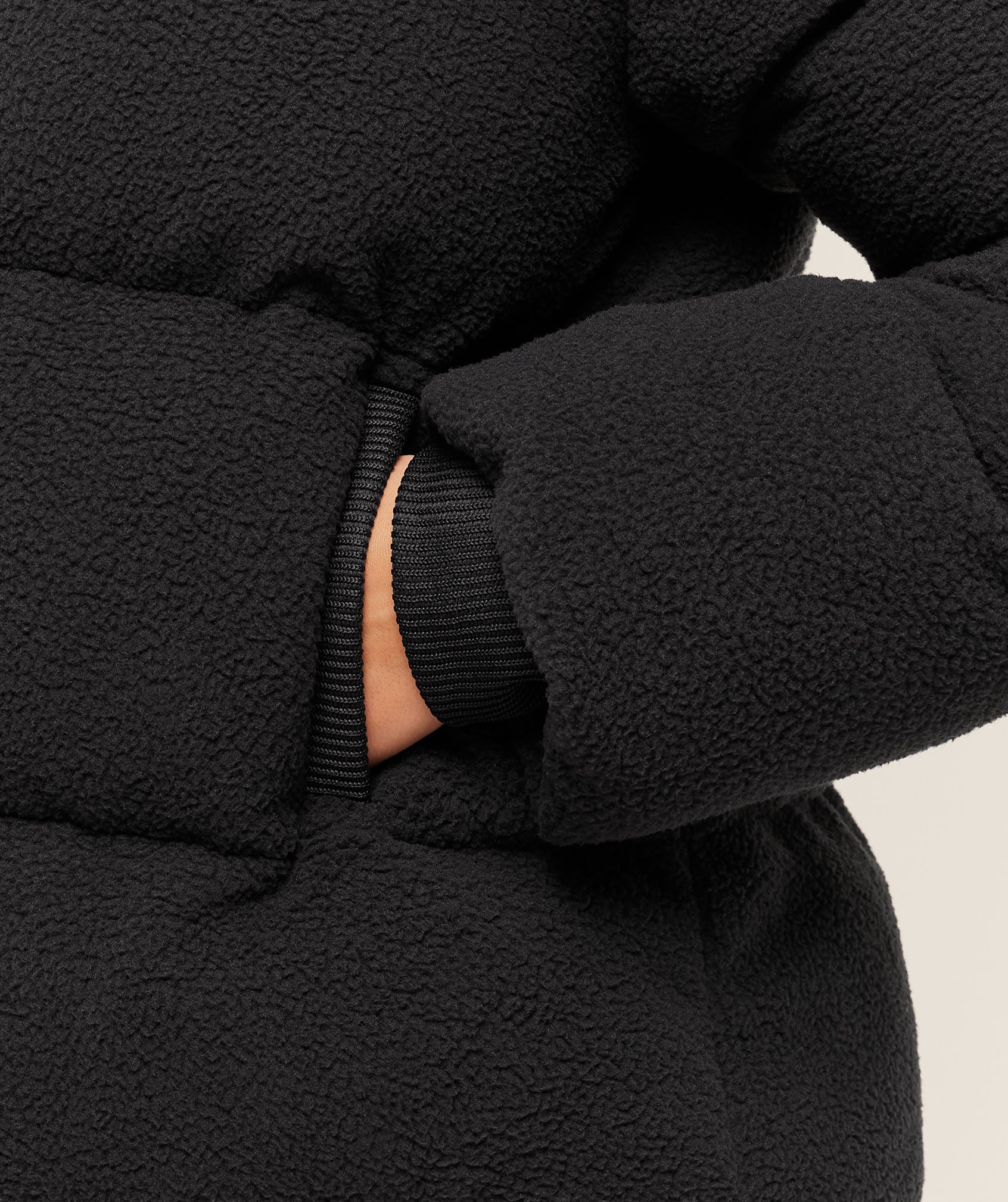 Sherpa Puffer Jacket