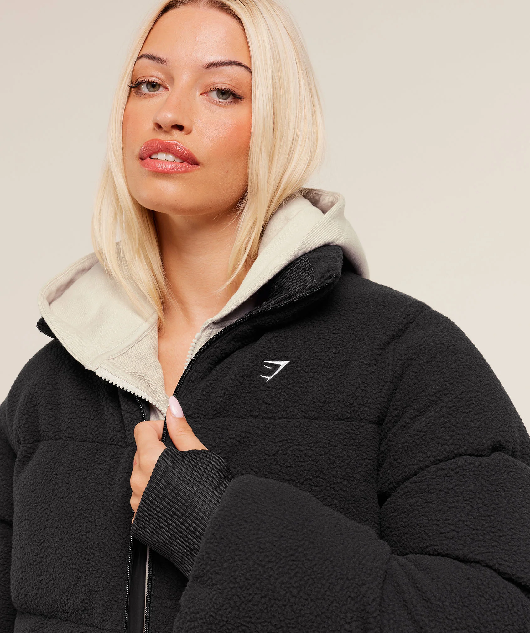 Sherpa Puffer Jacket