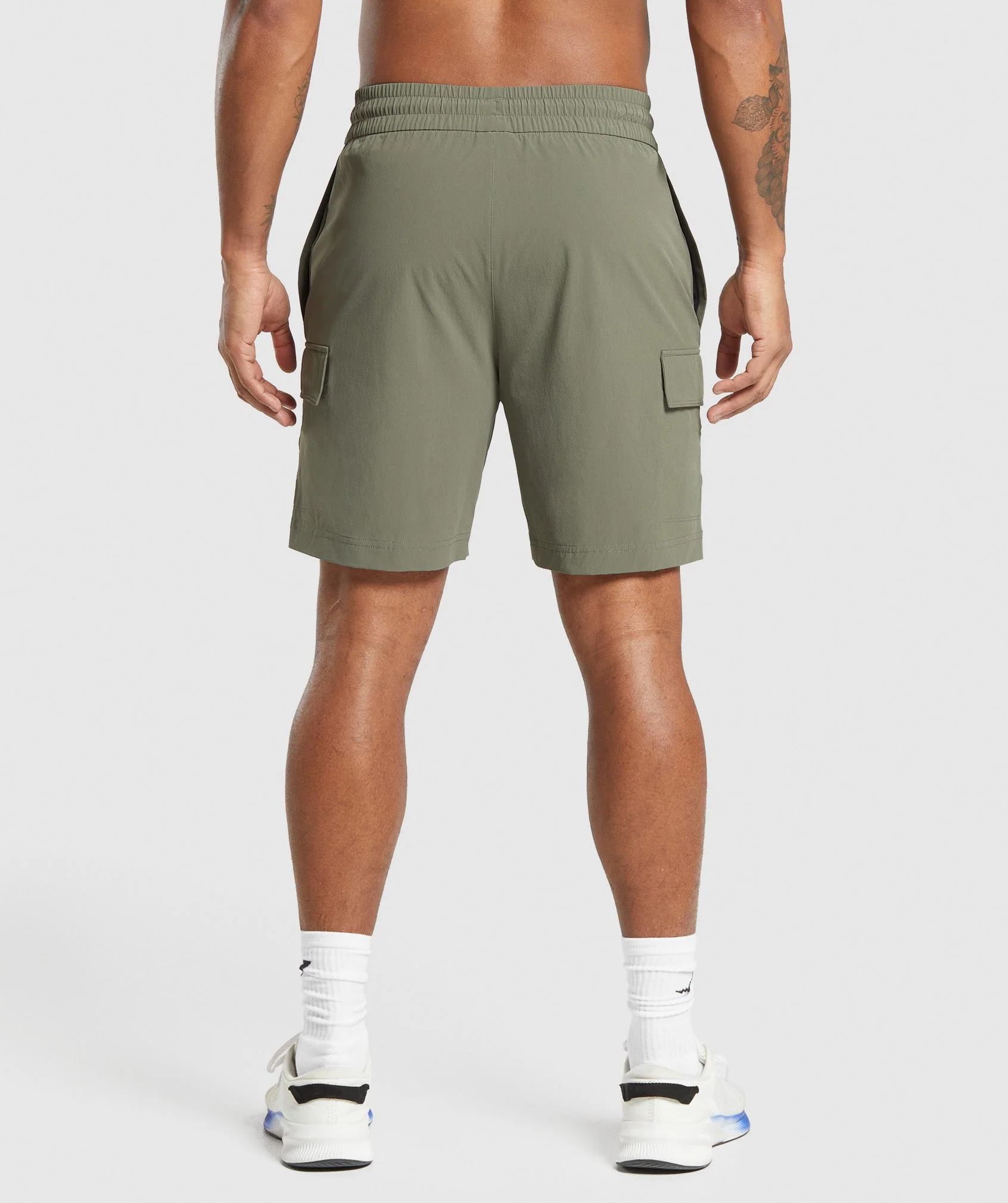 Stretch Woven Cargo Shorts