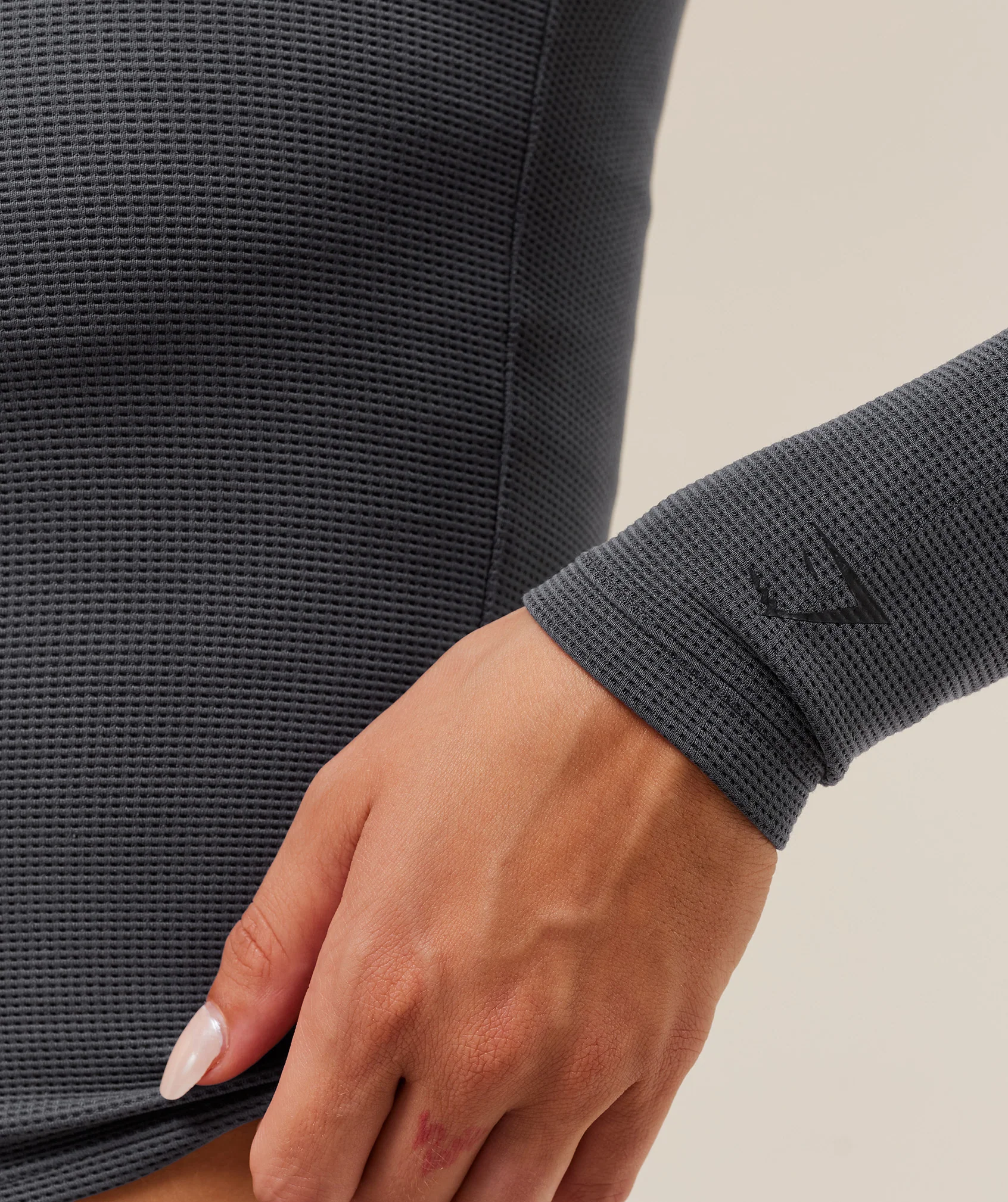 Waffle Long Sleeve Top