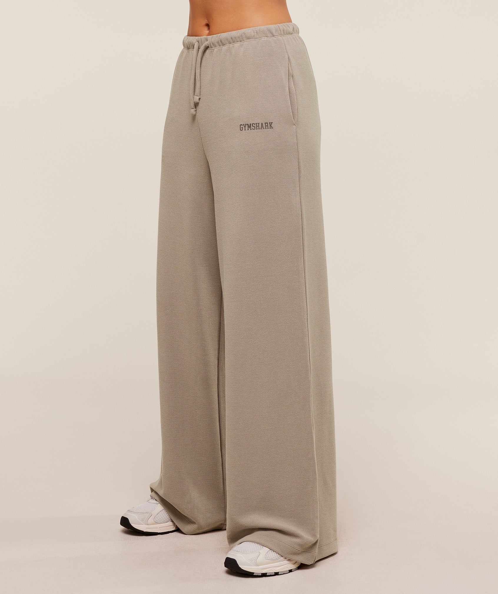 Waffle Wide Leg Pants