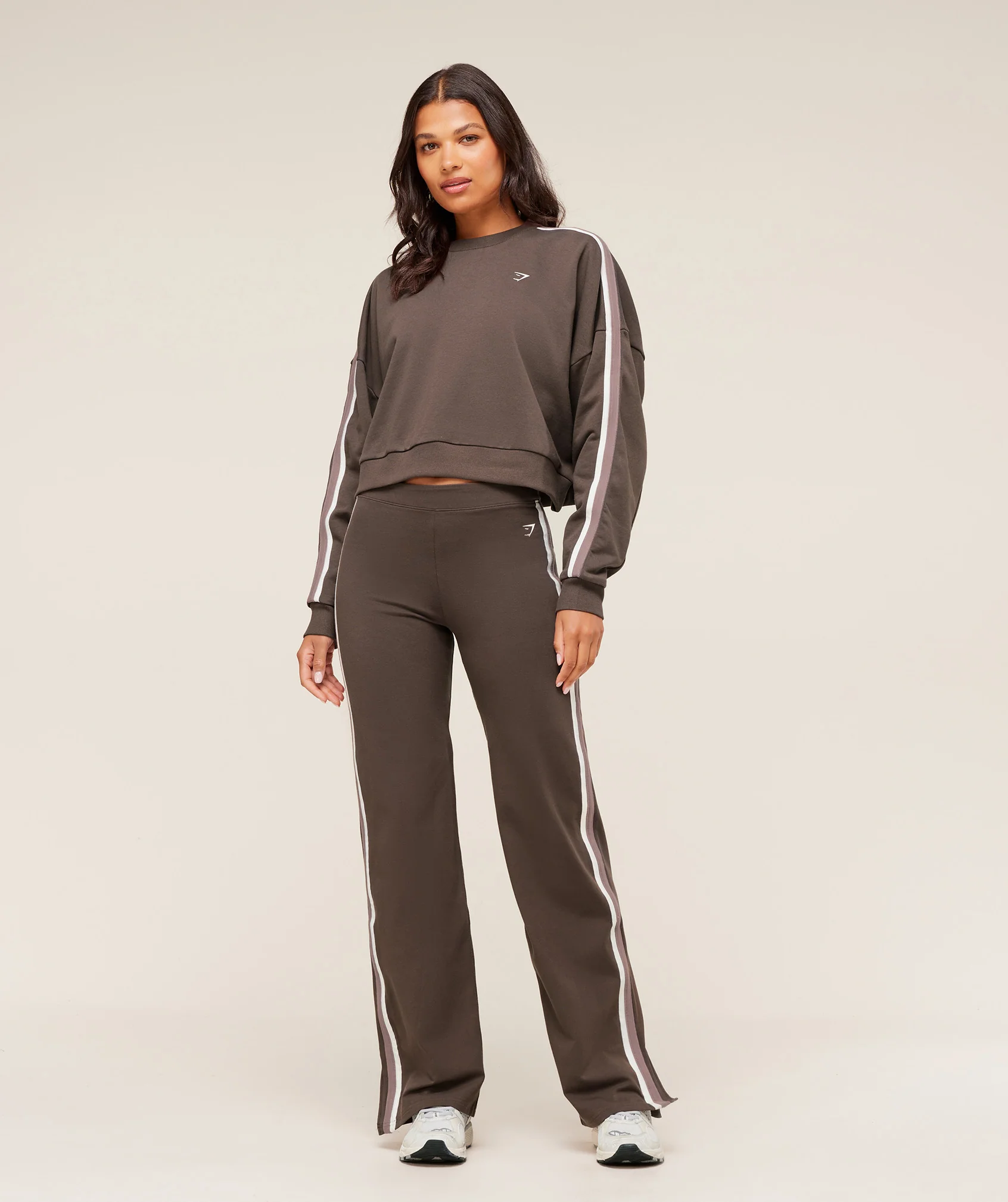 Piping Wide Leg Pant