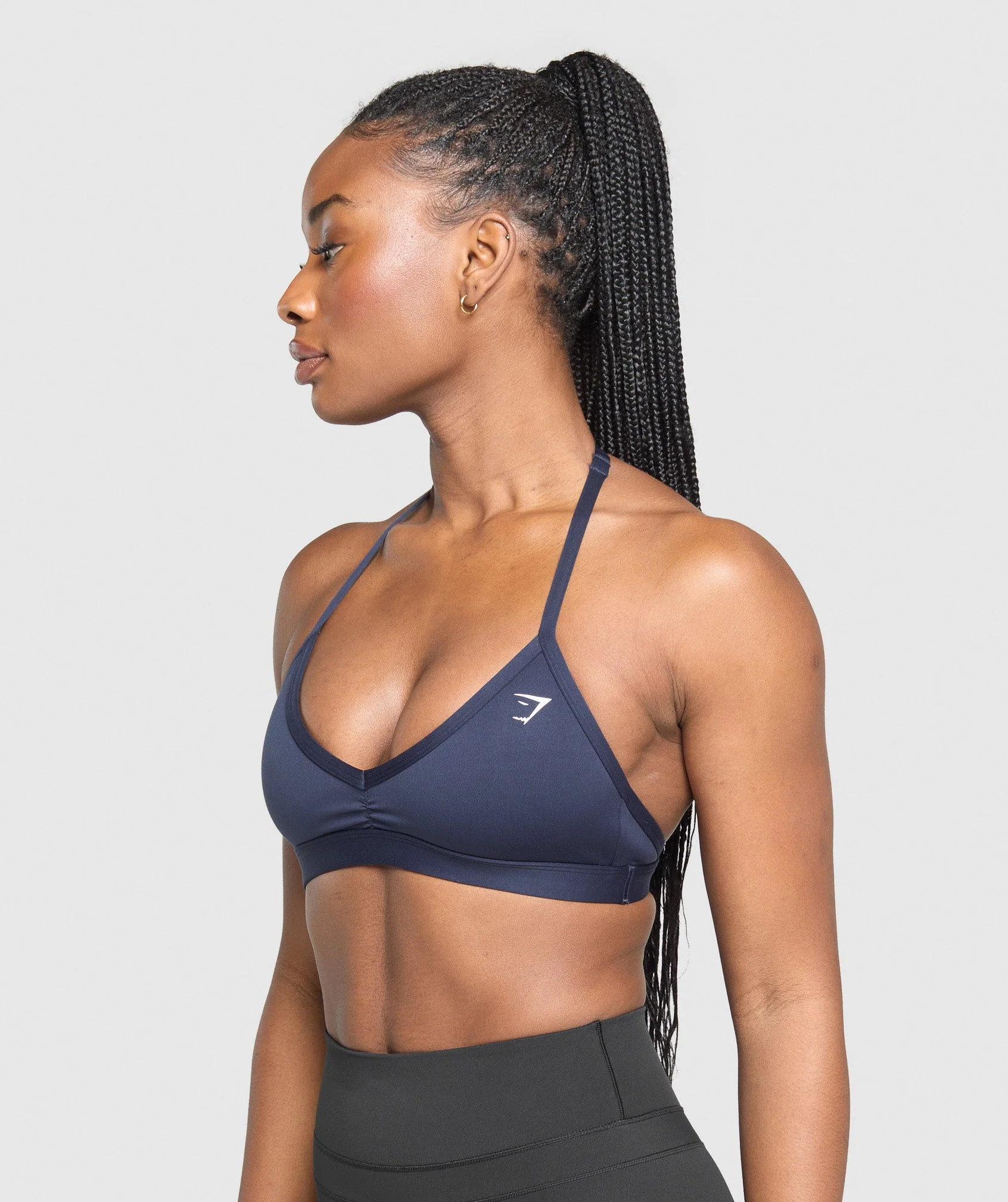Minimal Halterneck Sports Bra