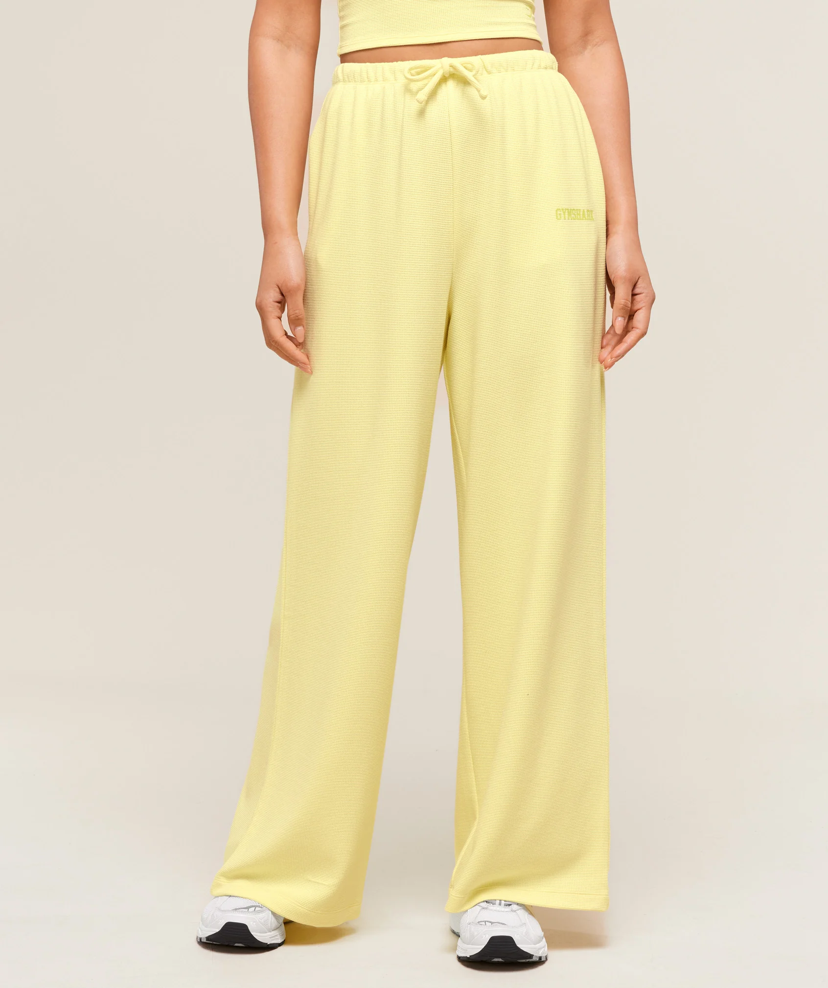 Waffle Wide Leg Pants