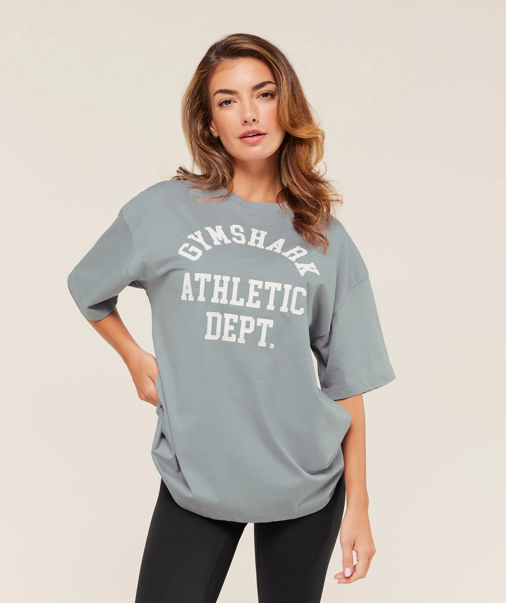 Athletic Department Oversized Graphic T-Shirt