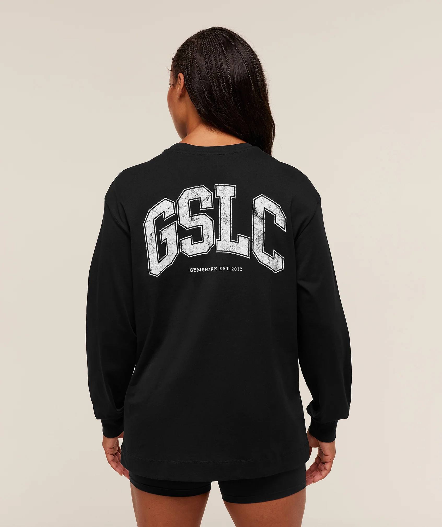 GSLC Graphic Oversized Long Sleeve Top