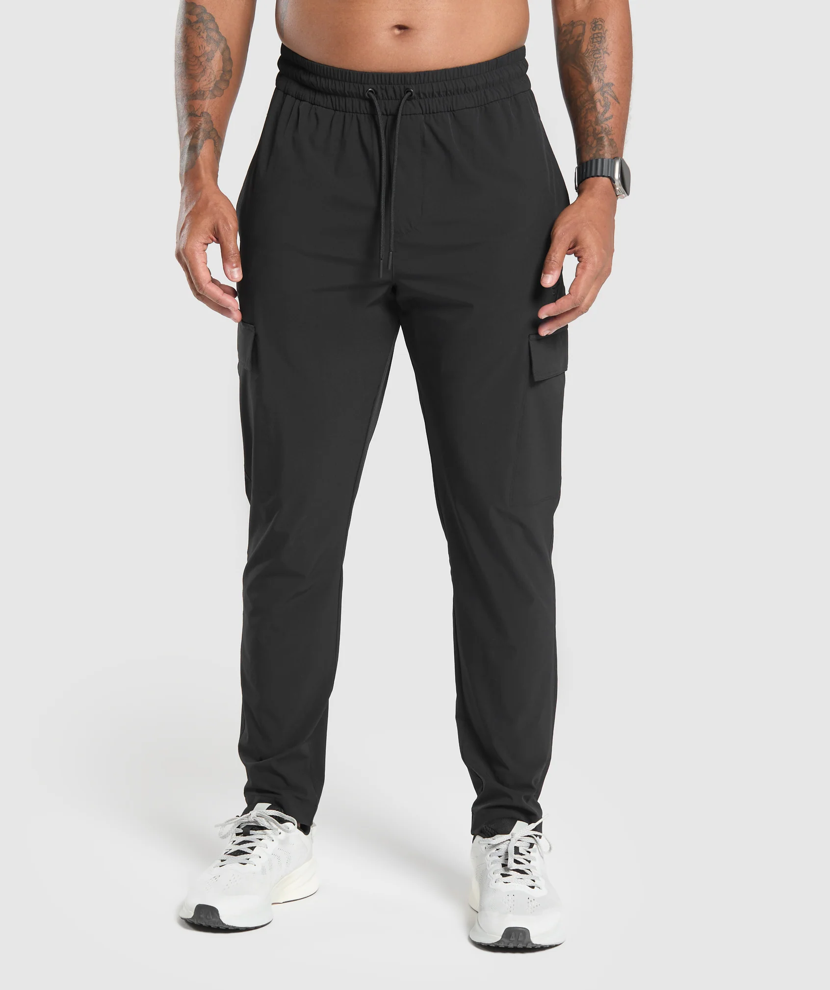 Stretch Woven Cargo Pants