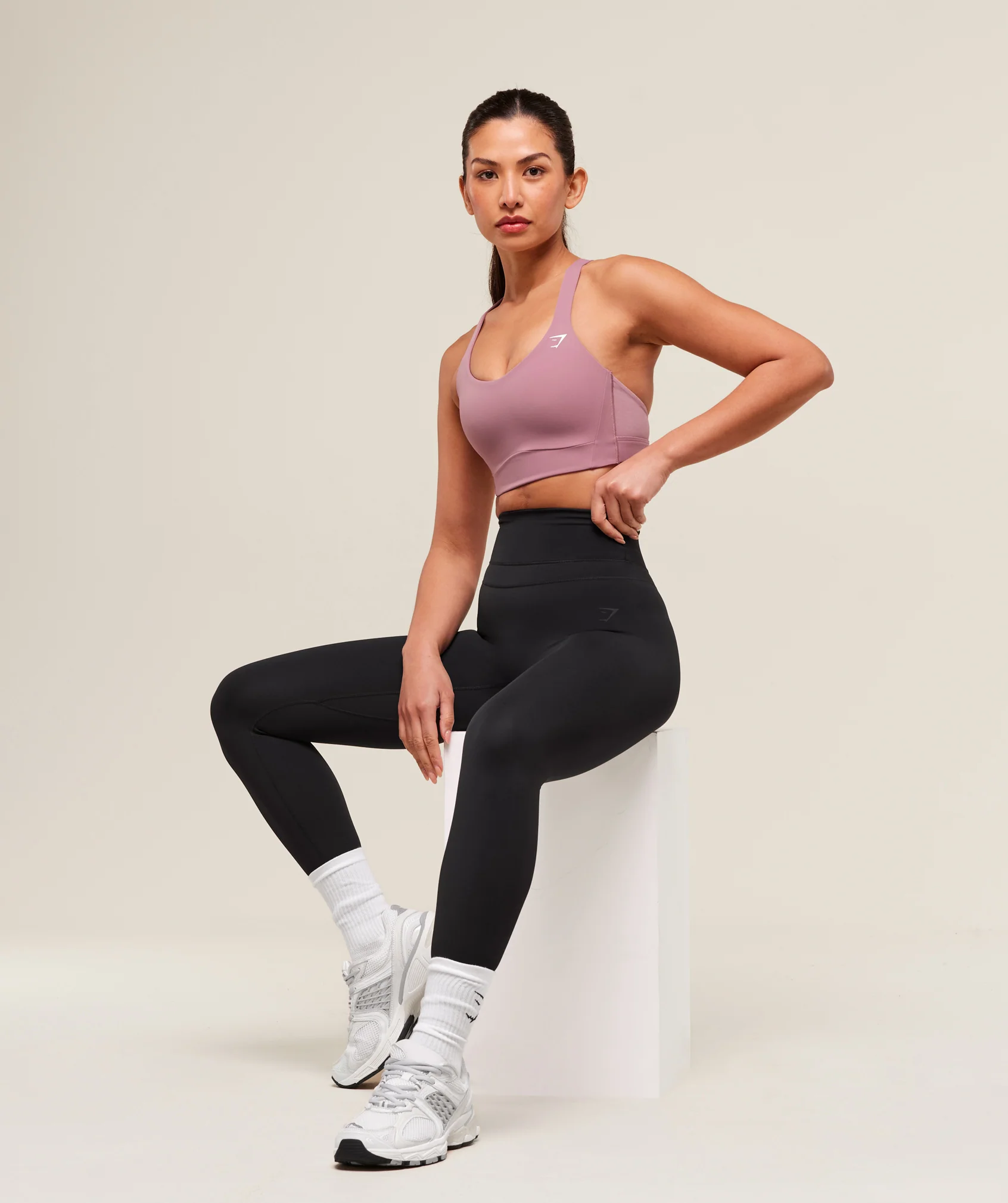 Crossover Strap High Support Sports Bra