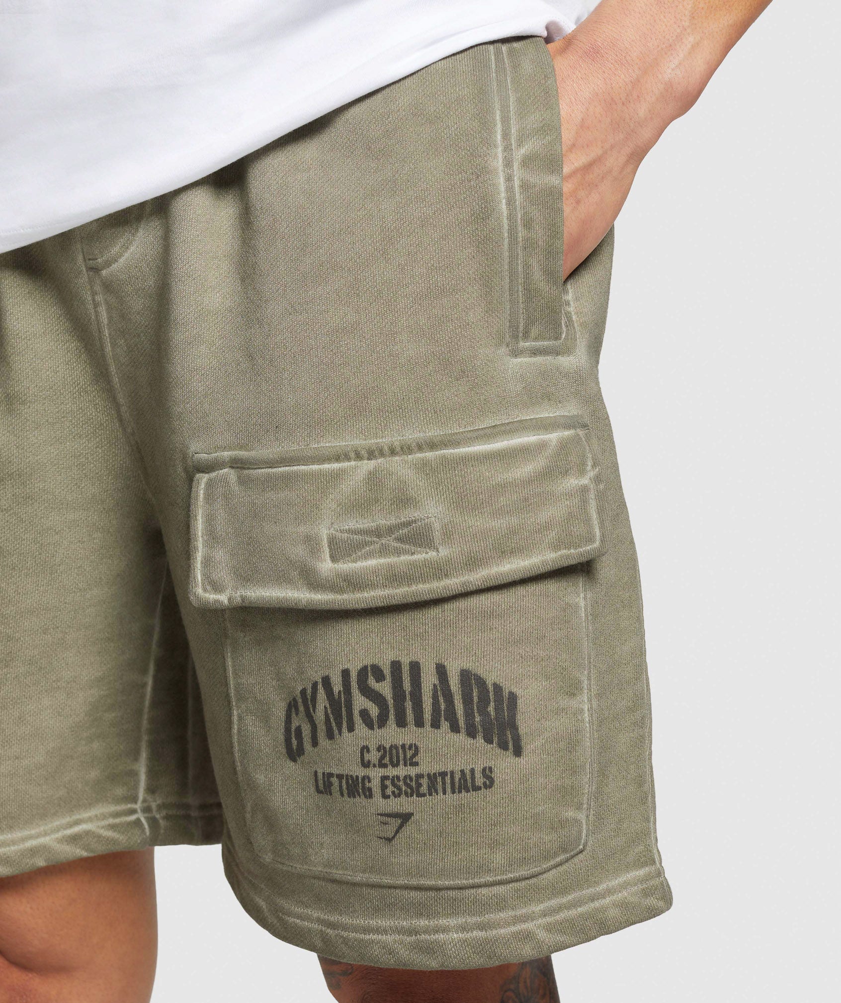 Heavyweight Washed Cargo Shorts