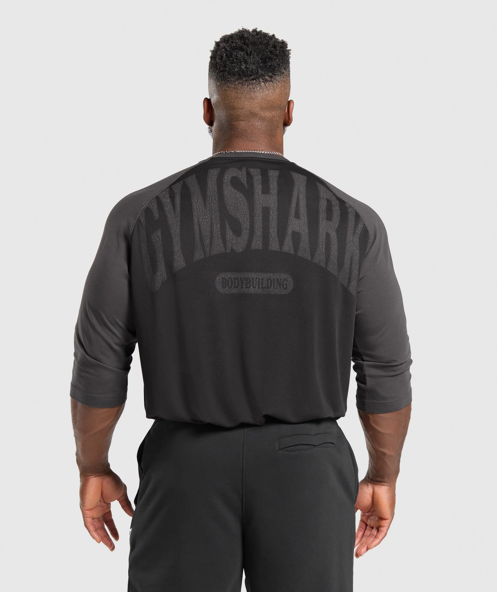 Bodybuilding 1/3 Long Sleeve Graphic T-Shirt