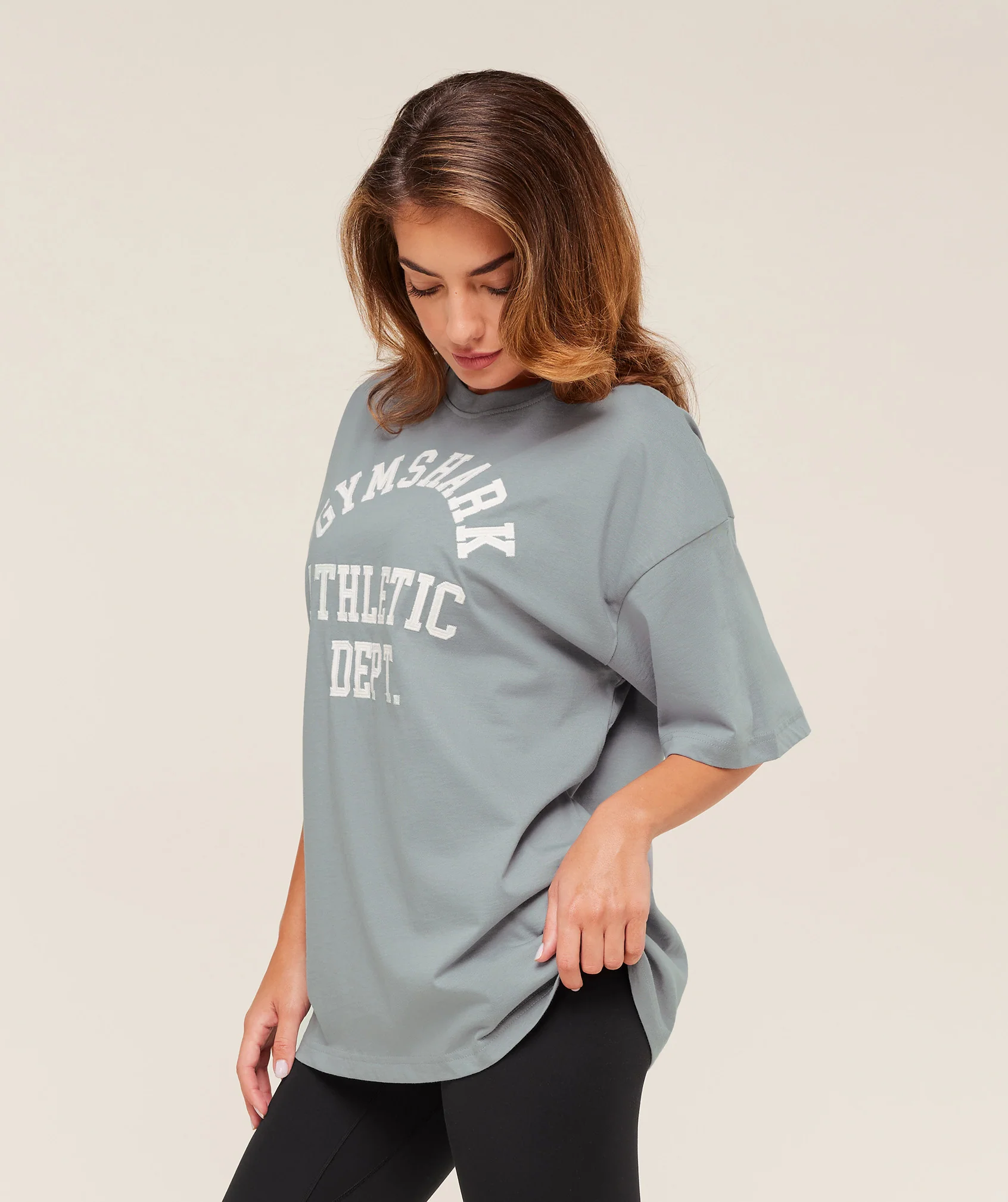 Athletic Department Oversized Graphic T-Shirt