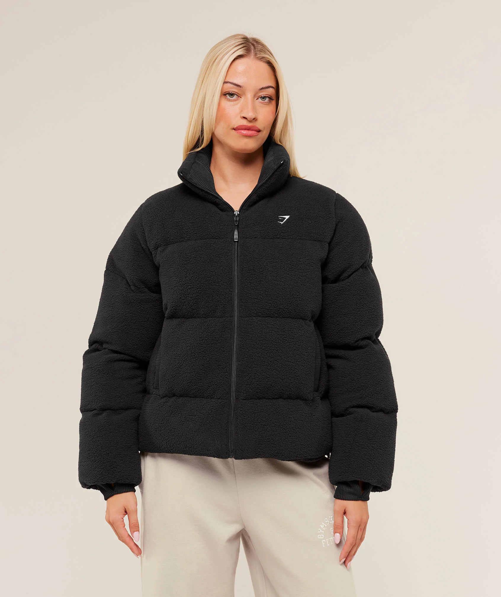 Sherpa Puffer Jacket