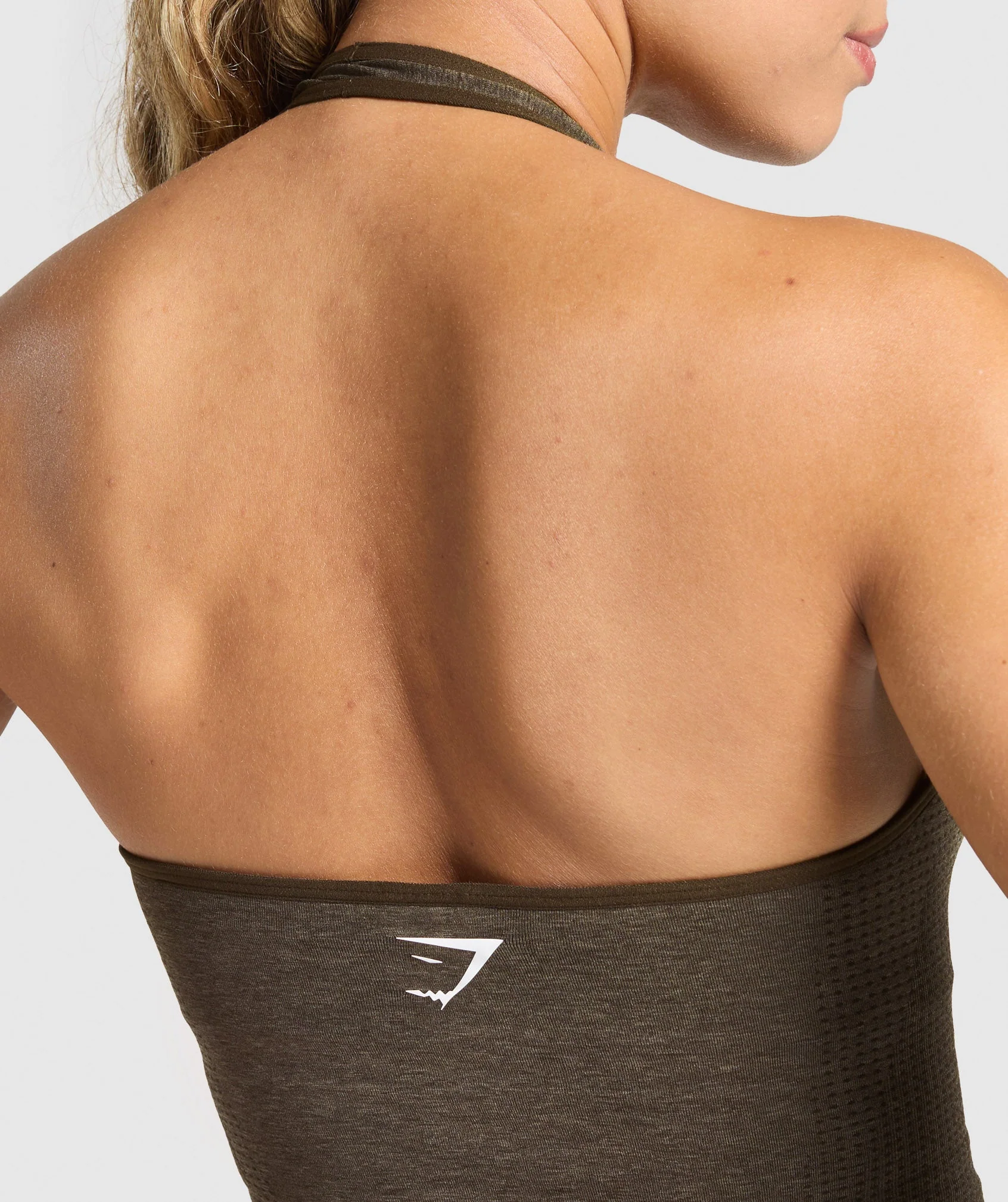 Vital Halter Neck Tank With Shelf