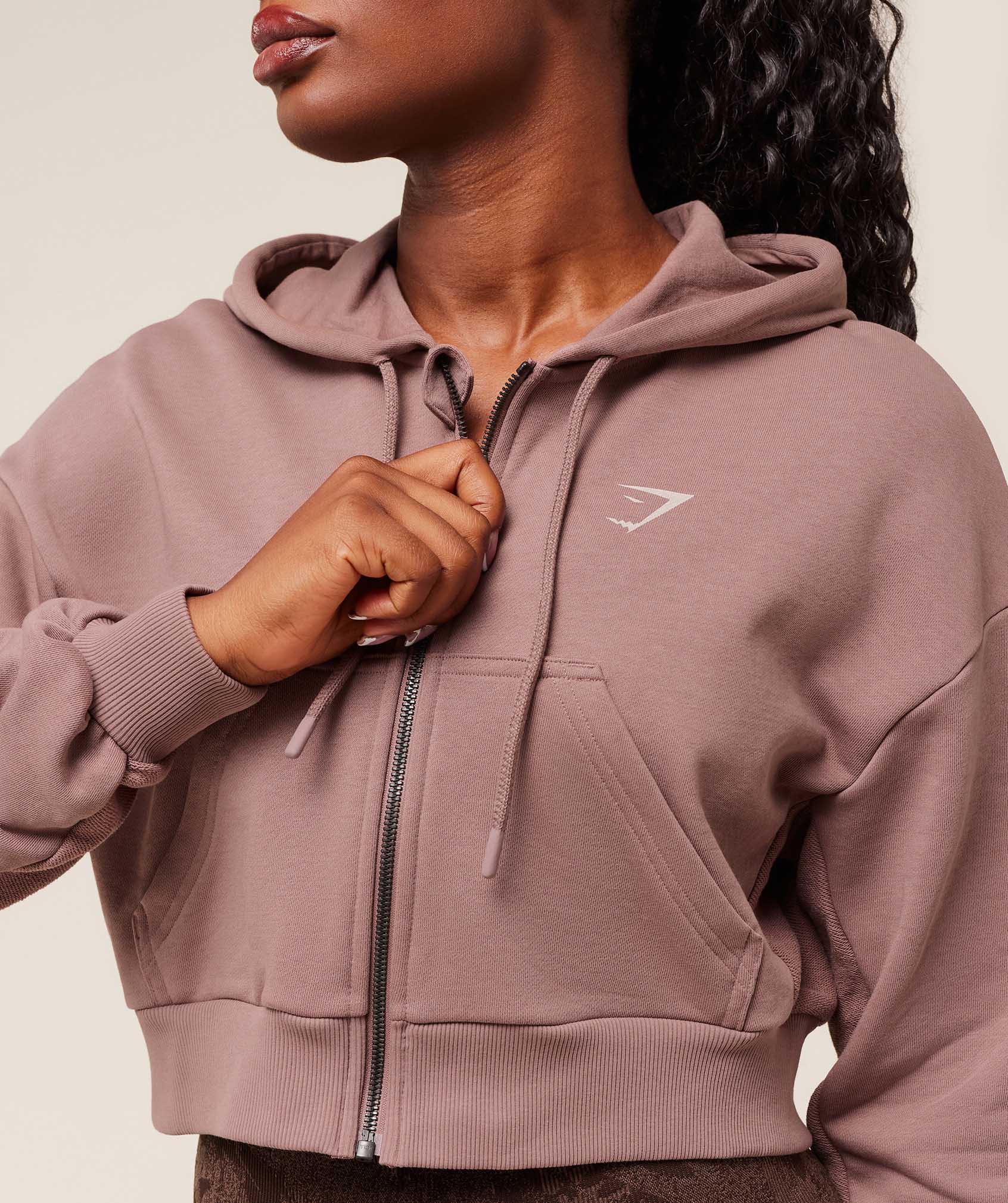 Power Midi Zip Hoodie