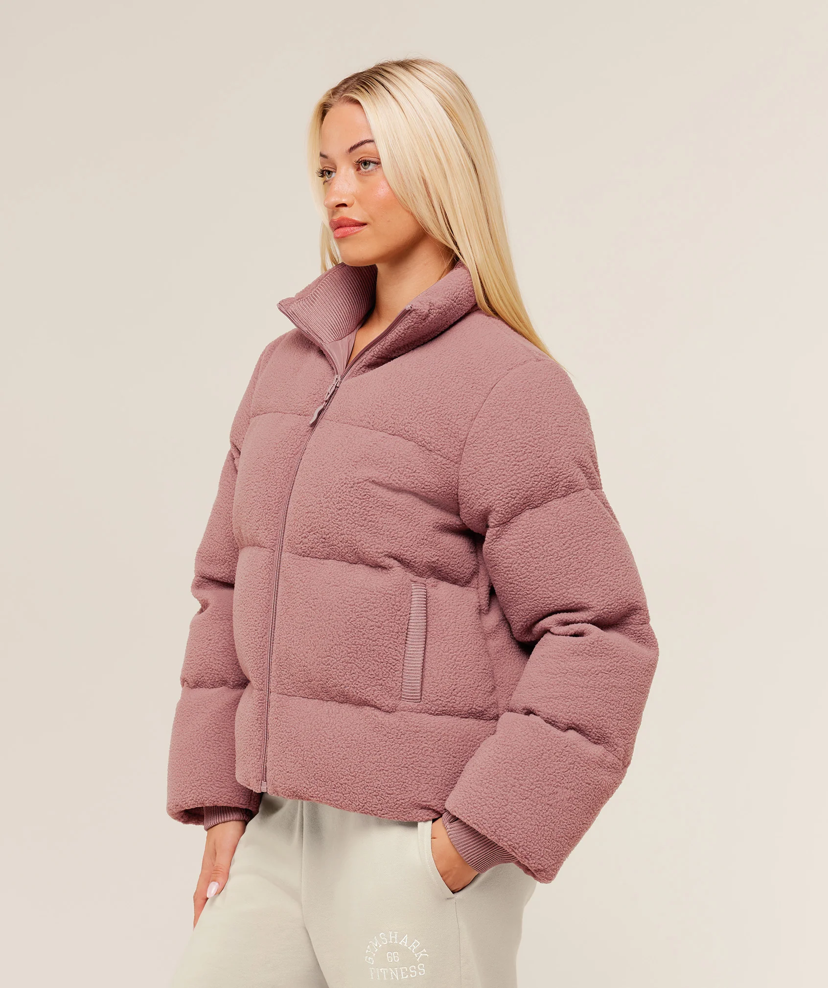 Sherpa Puffer Jacket