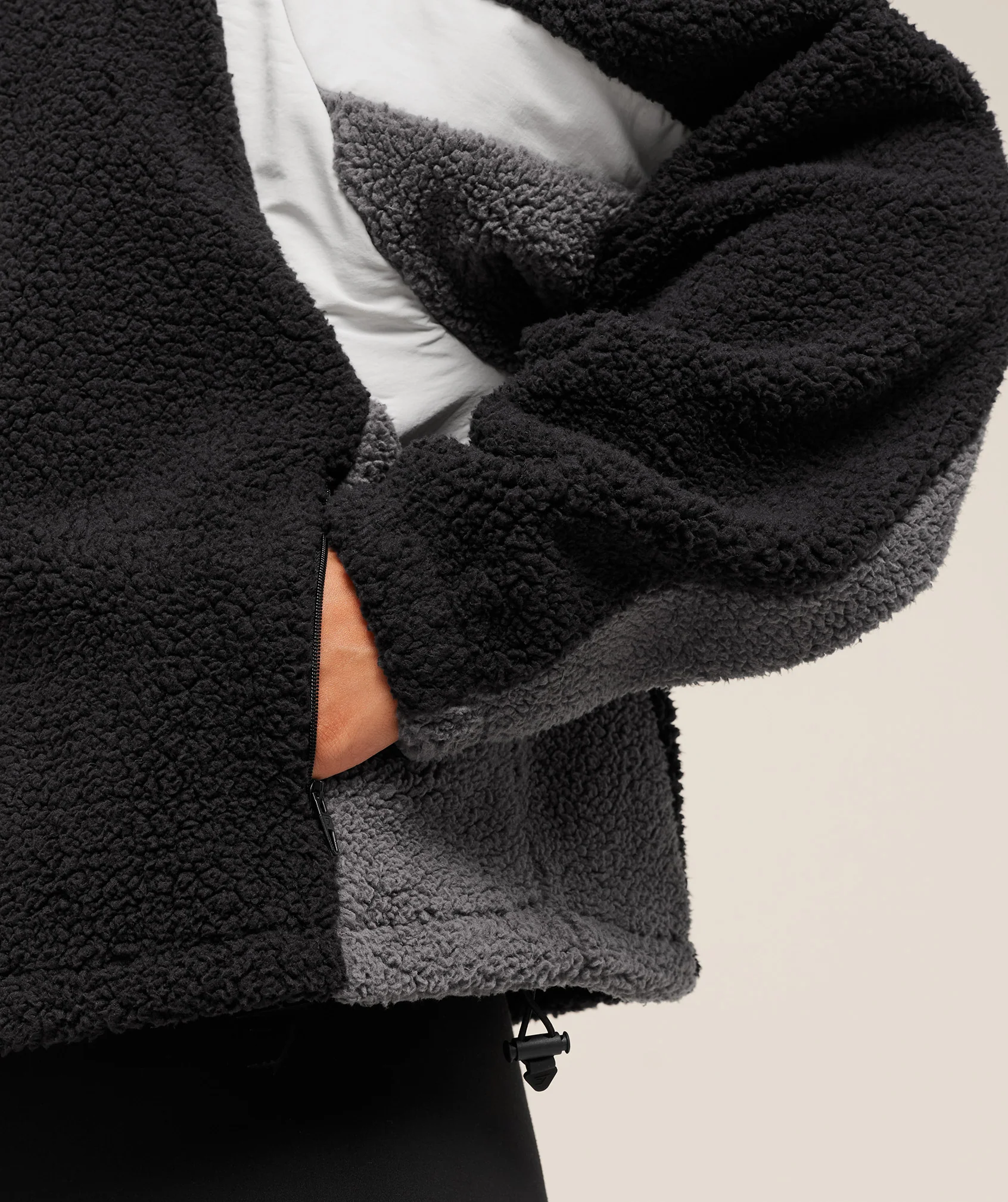 Contrast Sherpa Jacket