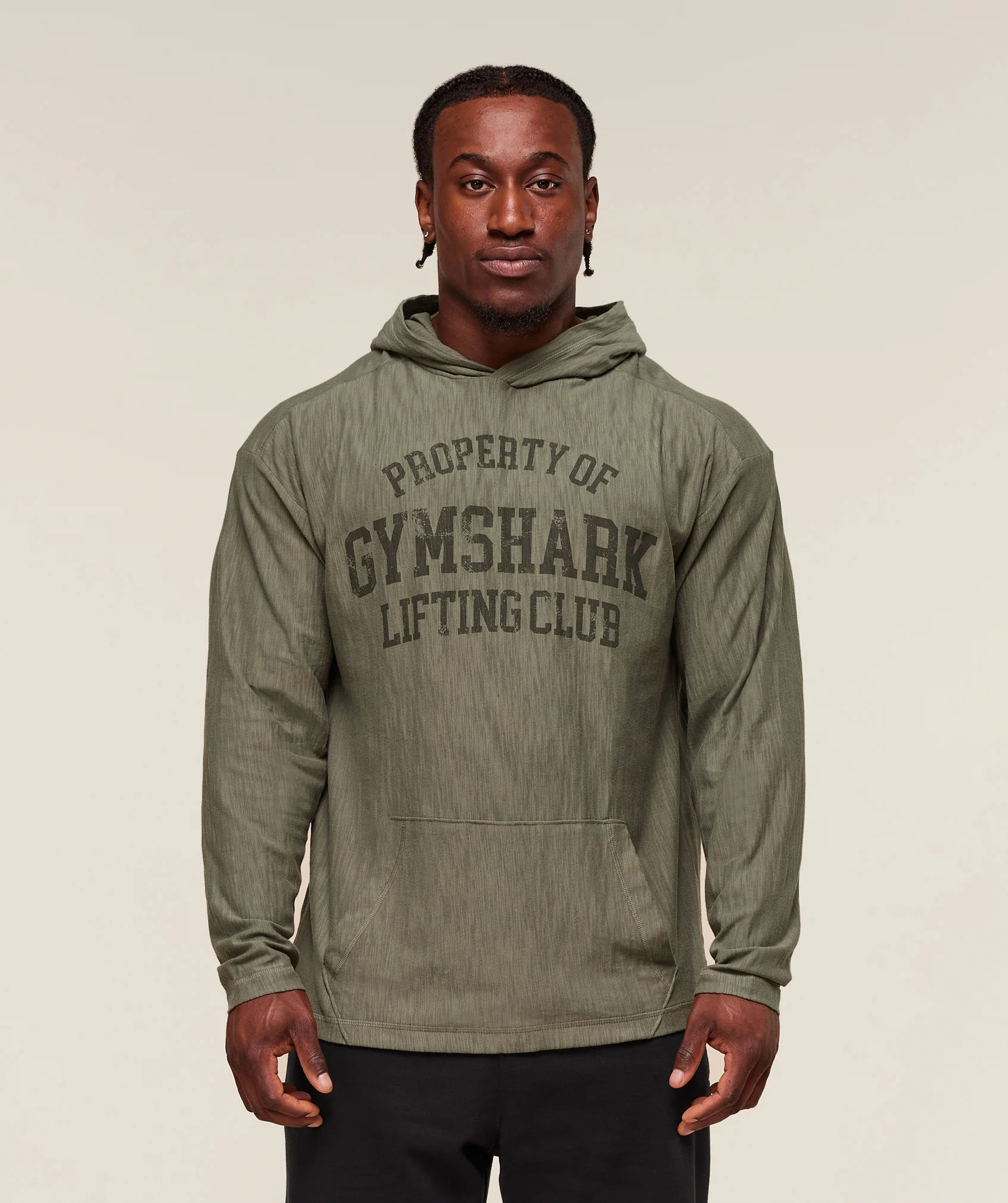 Lightweight Slub Textured Hoodie